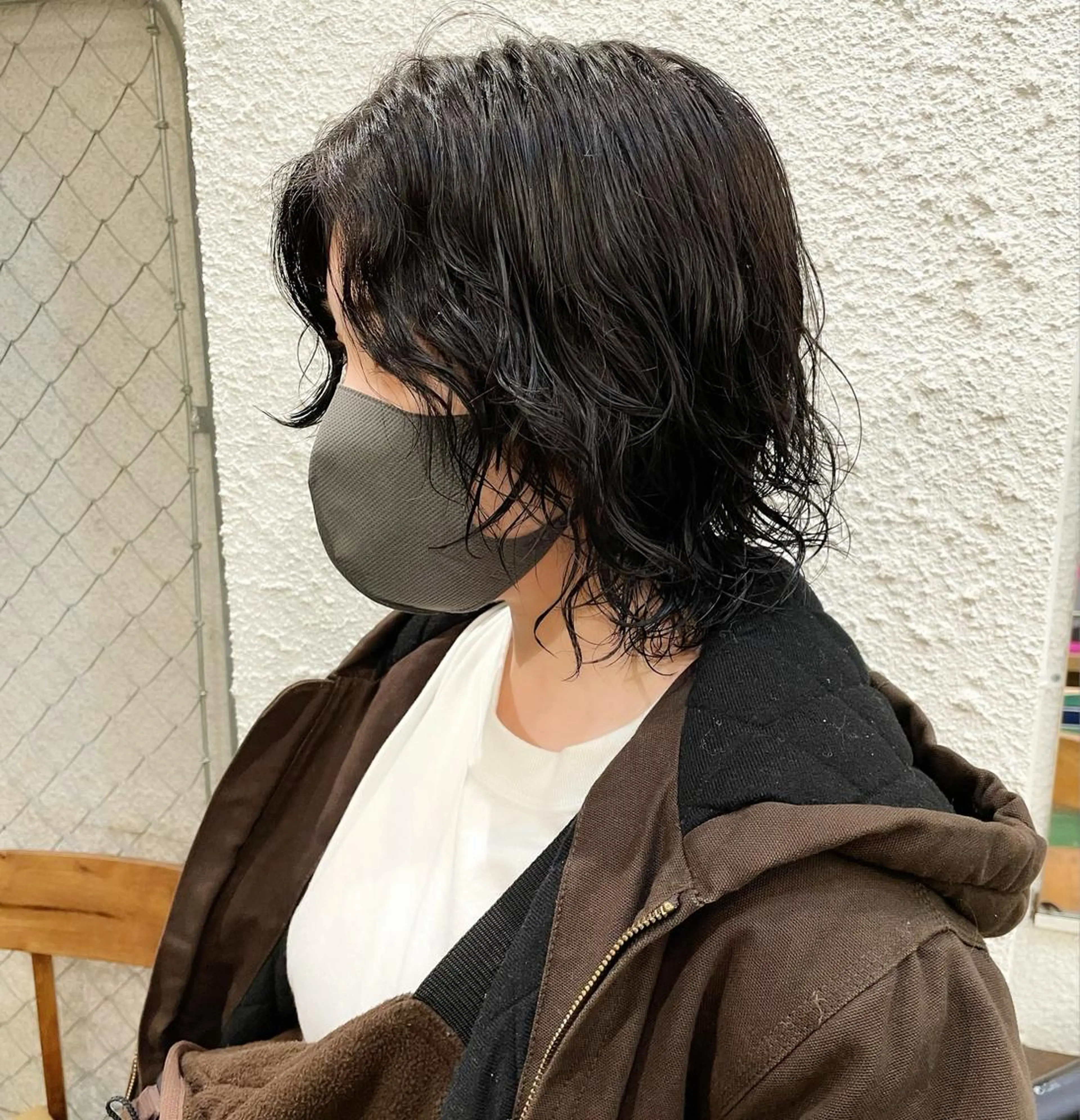 ミディアム カラー パーマ ヘアアレンジ ミディアムパーマ ウルフカット カット ヘアカラー パーマ トリートメント 〽️magico/ ウルフDaiki〽️のヘアスタイル