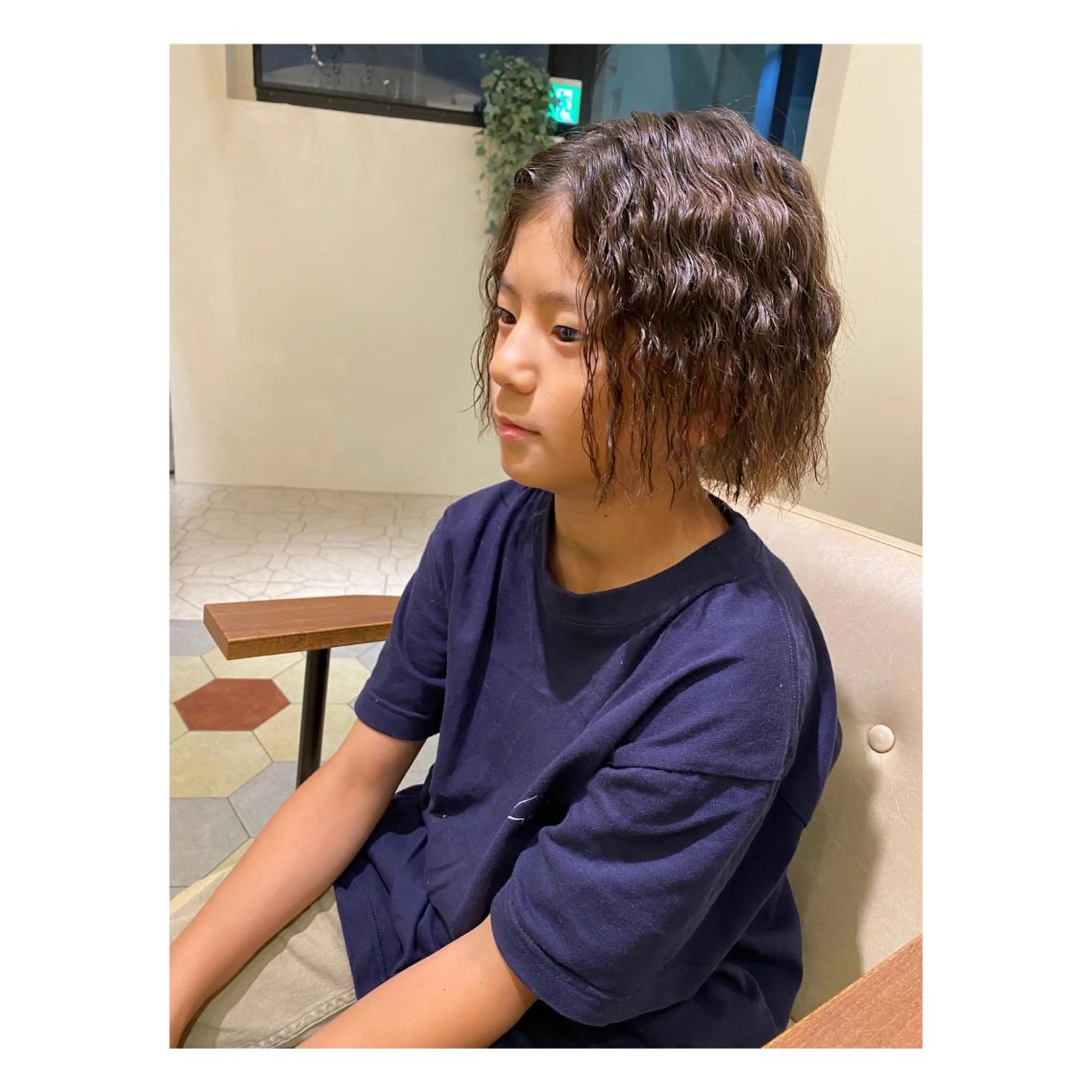 パーマ メンズ カット パーマ 菊池大一 溝の口パーマのヘアスタイル