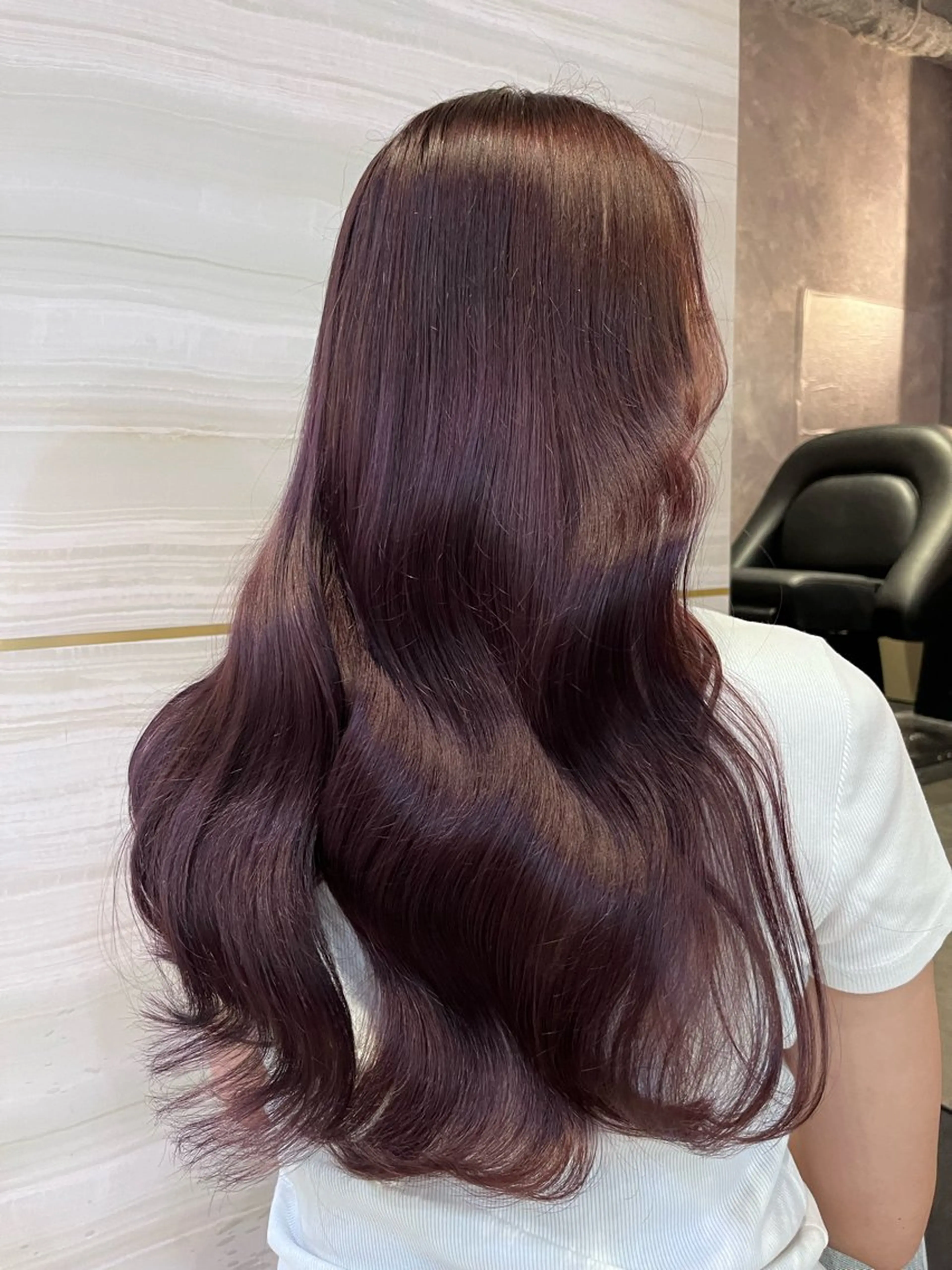 ロング カラー 💘Kurea💘 艶髪/韓国/暗髪のヘアスタイル
