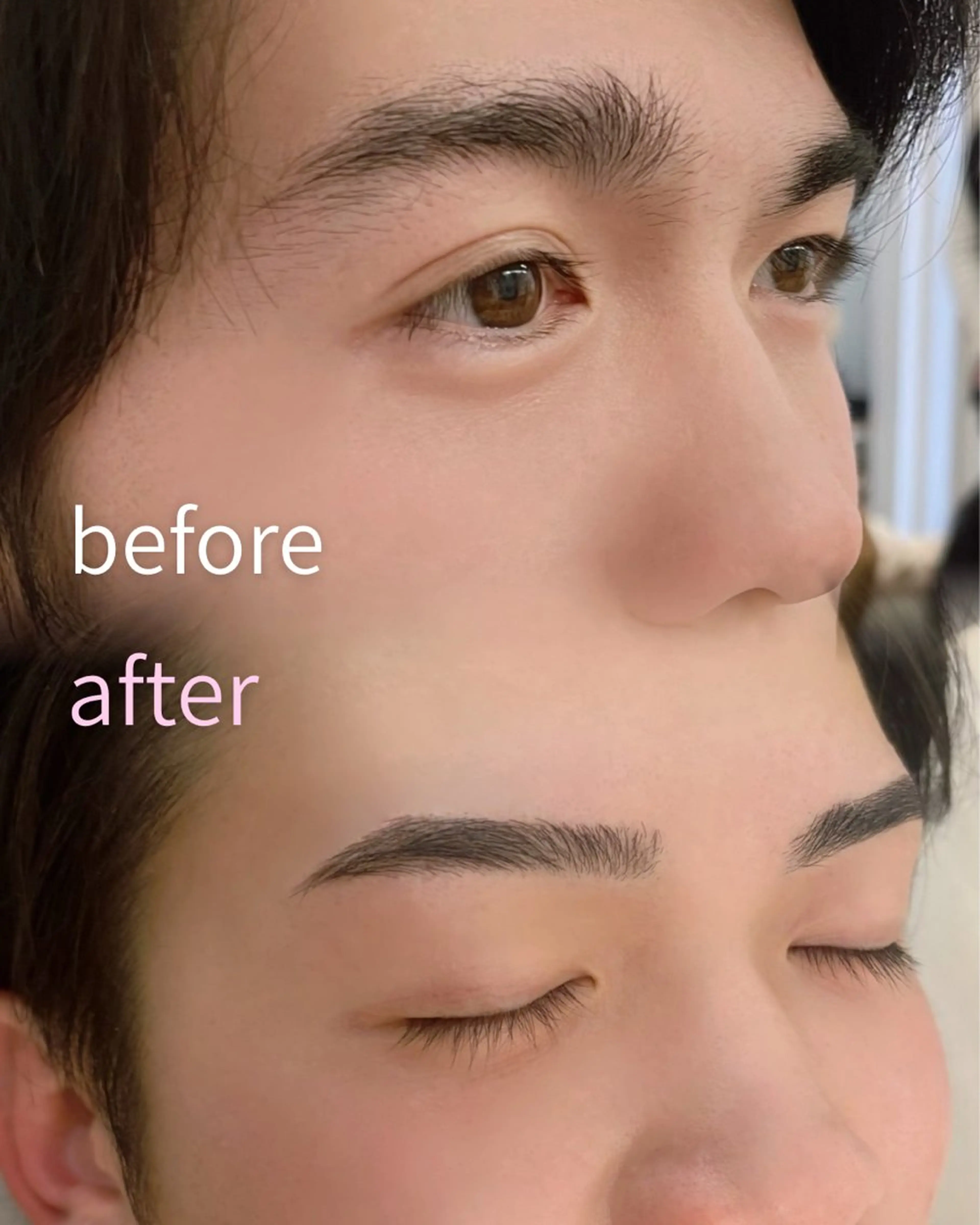 メンズ眉（wax＋パーマ）10%off★¥7,700→¥6,930の写真