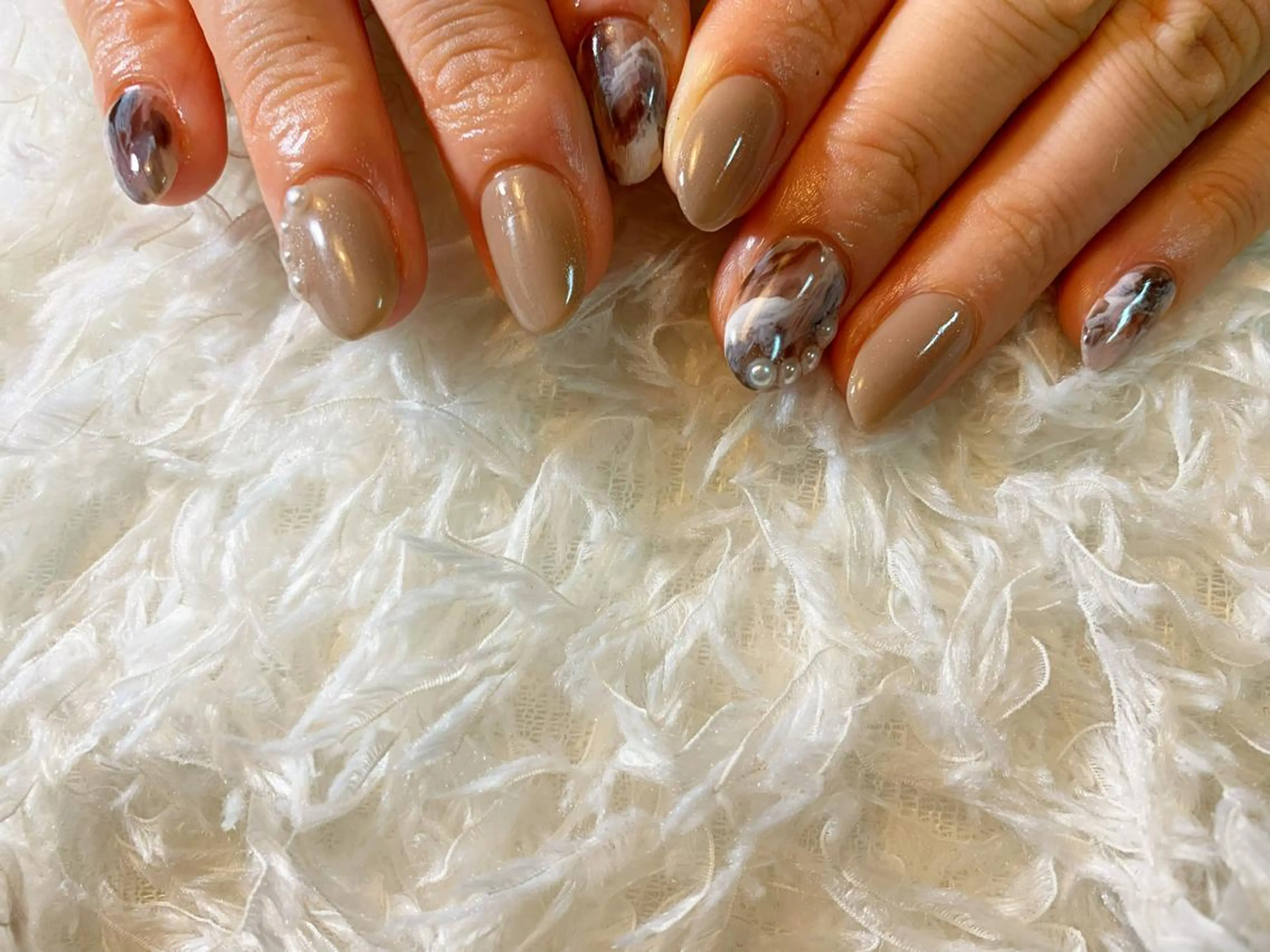 ネイル ハンドネイル フットネイル GéRanium Harukaのネイルデザイン