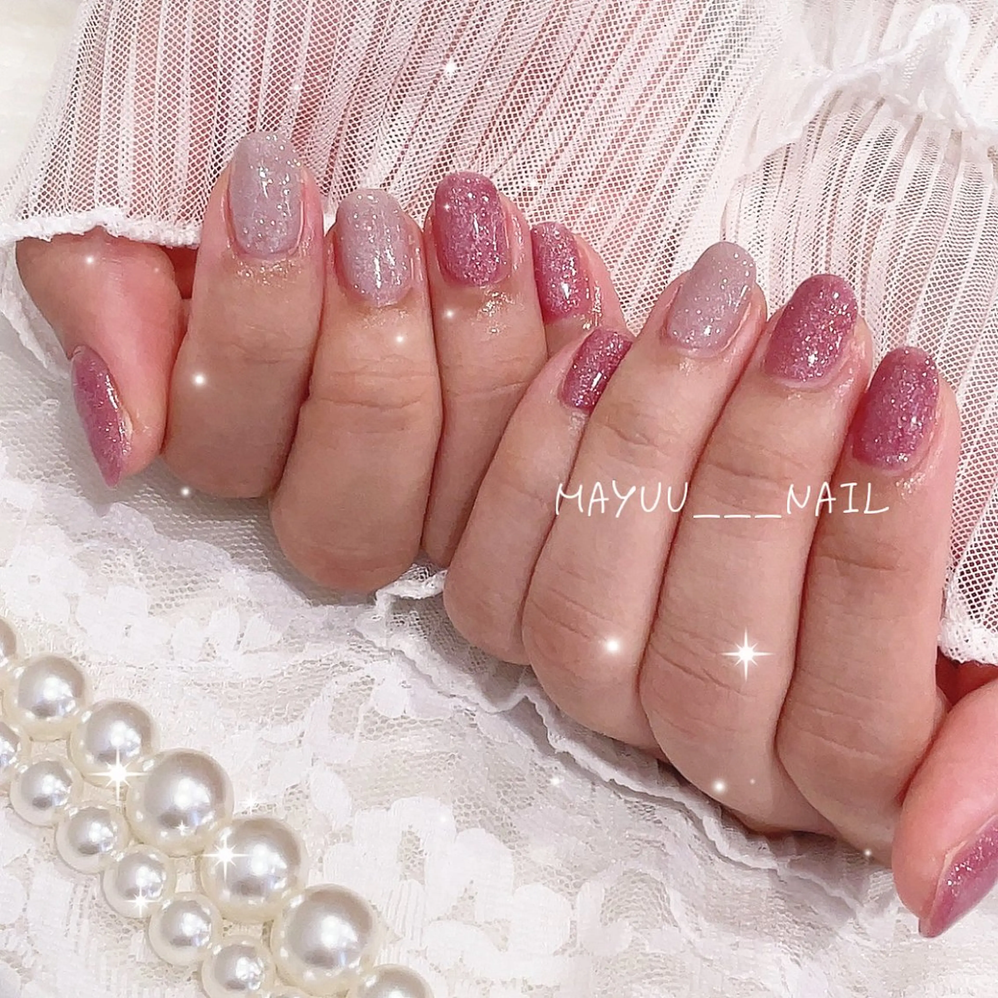 ネイル 🎀 Mayu 🎀痛ネイルのネイルデザイン