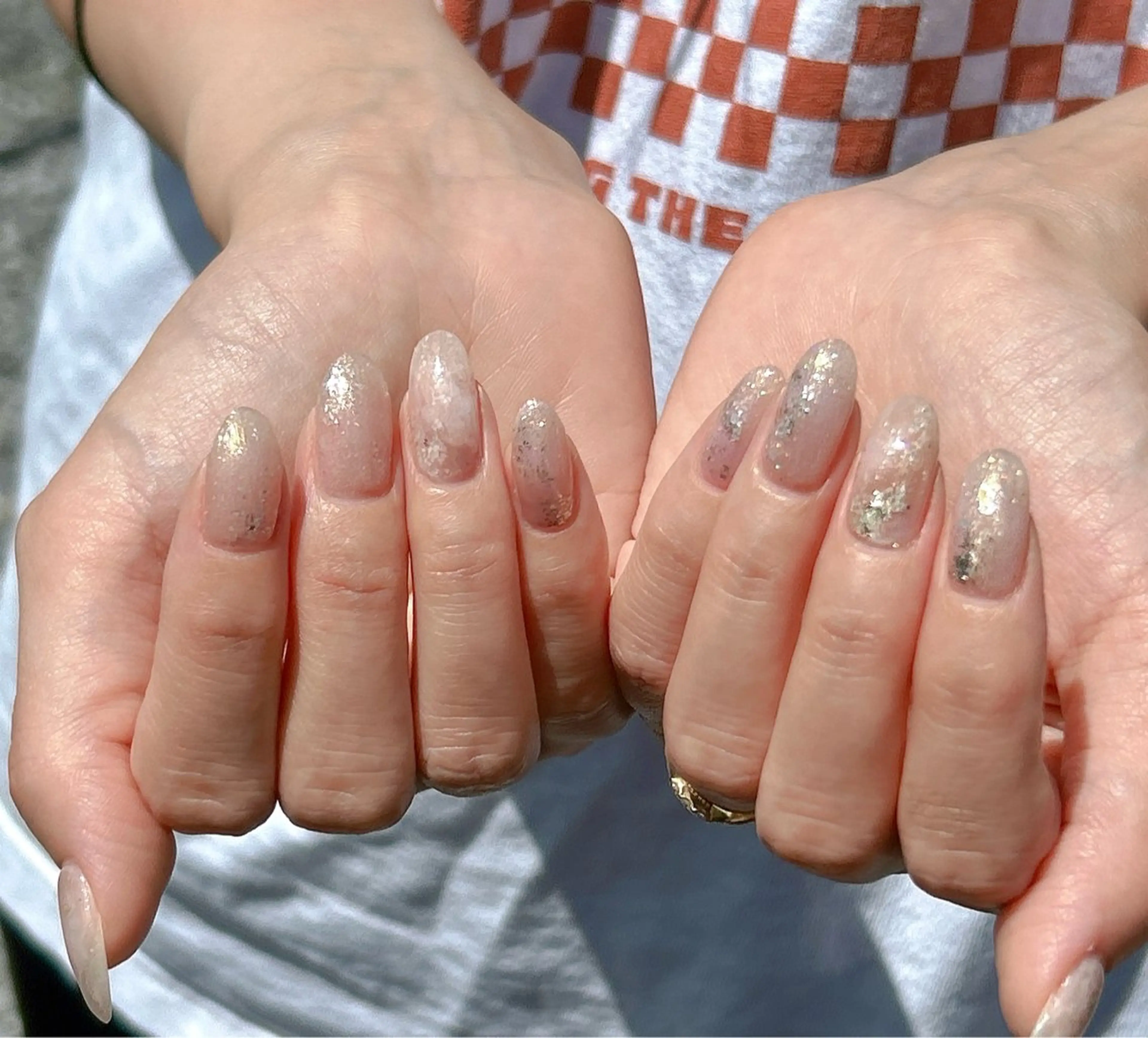 ネイル ニュアンスネイル ピンク ハンドネイル Nailsalon MONA.のネイルデザイン