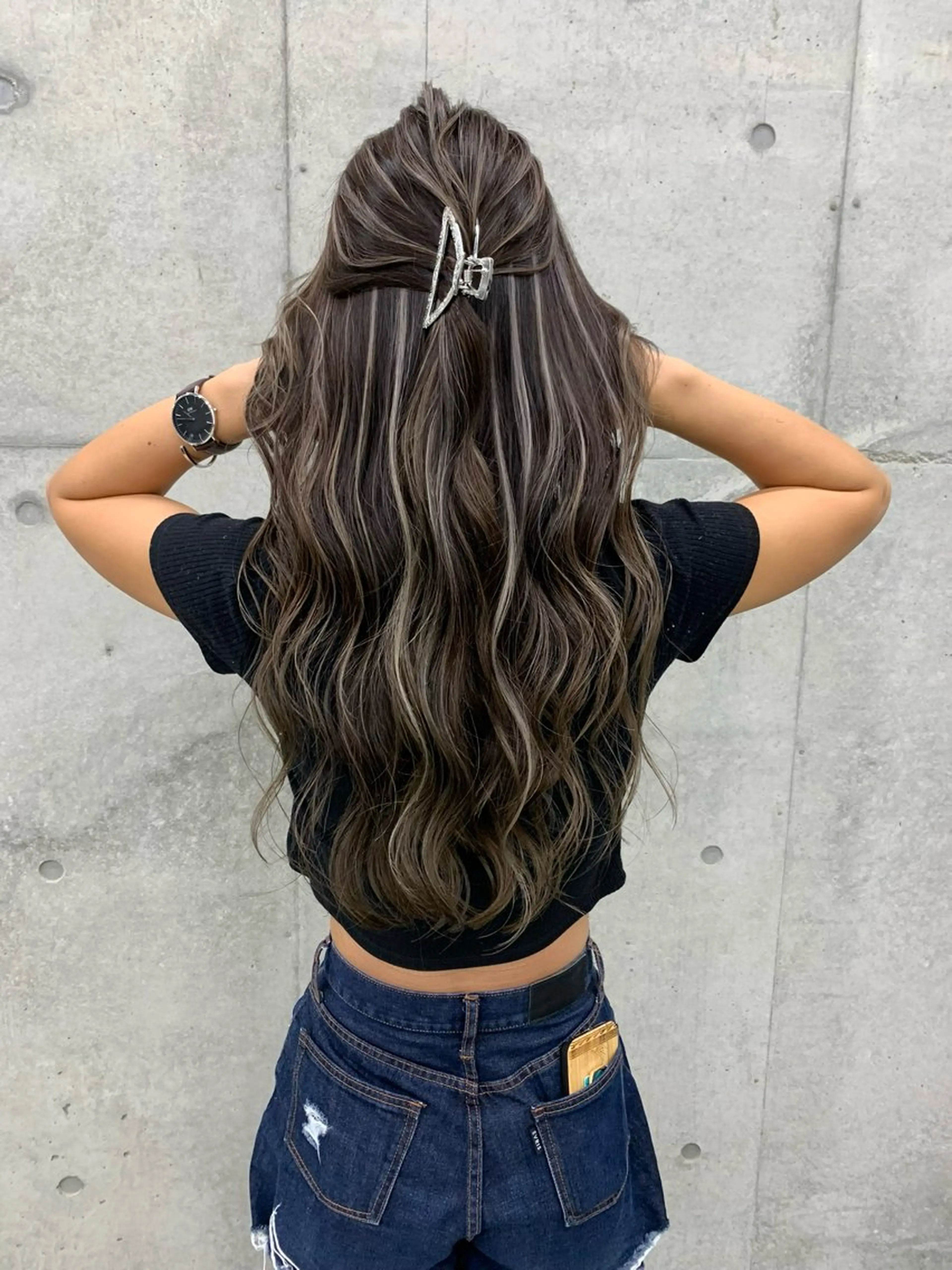 カラー ハイライトカラー 萩野下 かきのヘアスタイル