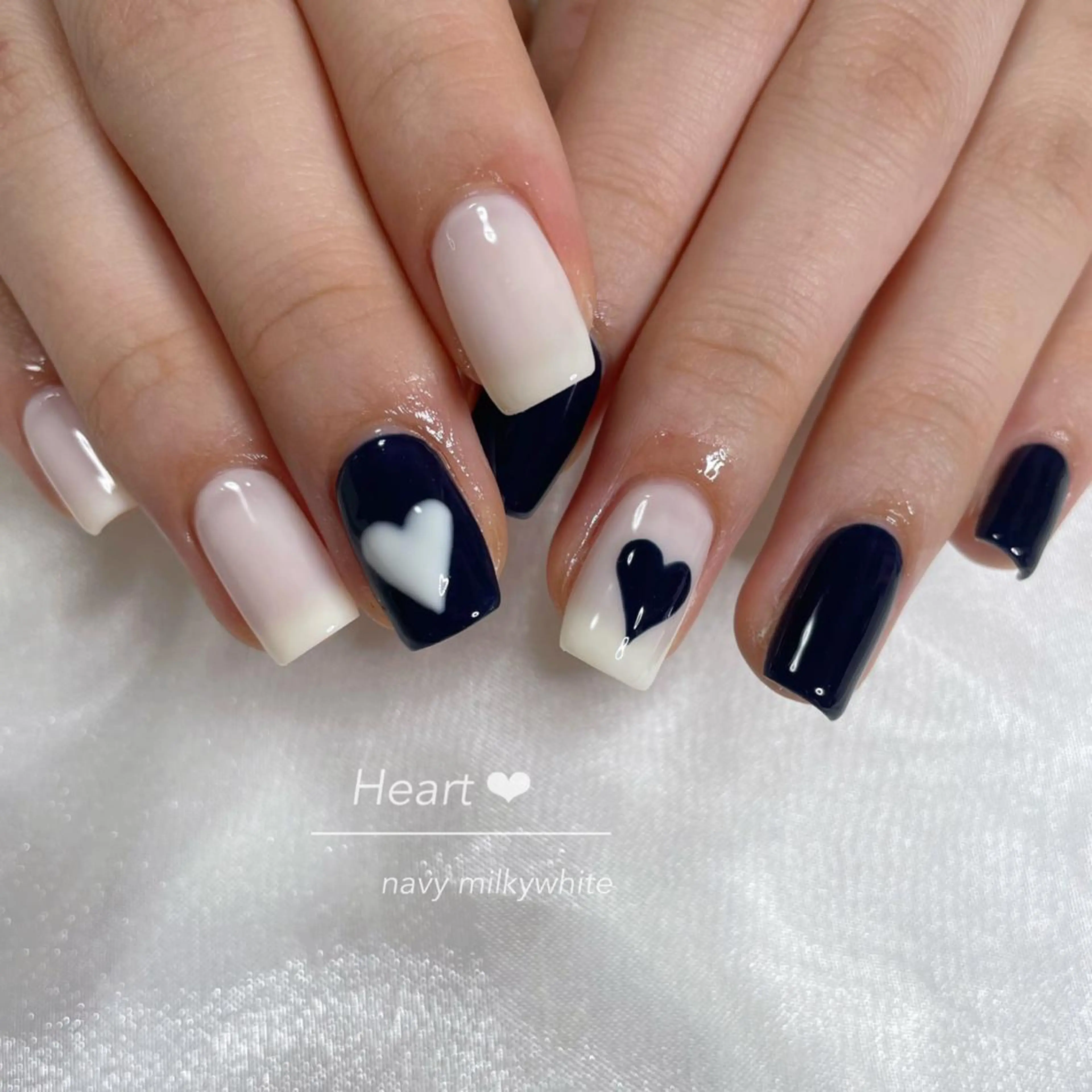 ネイル ハート nailsalon uluのネイルデザイン