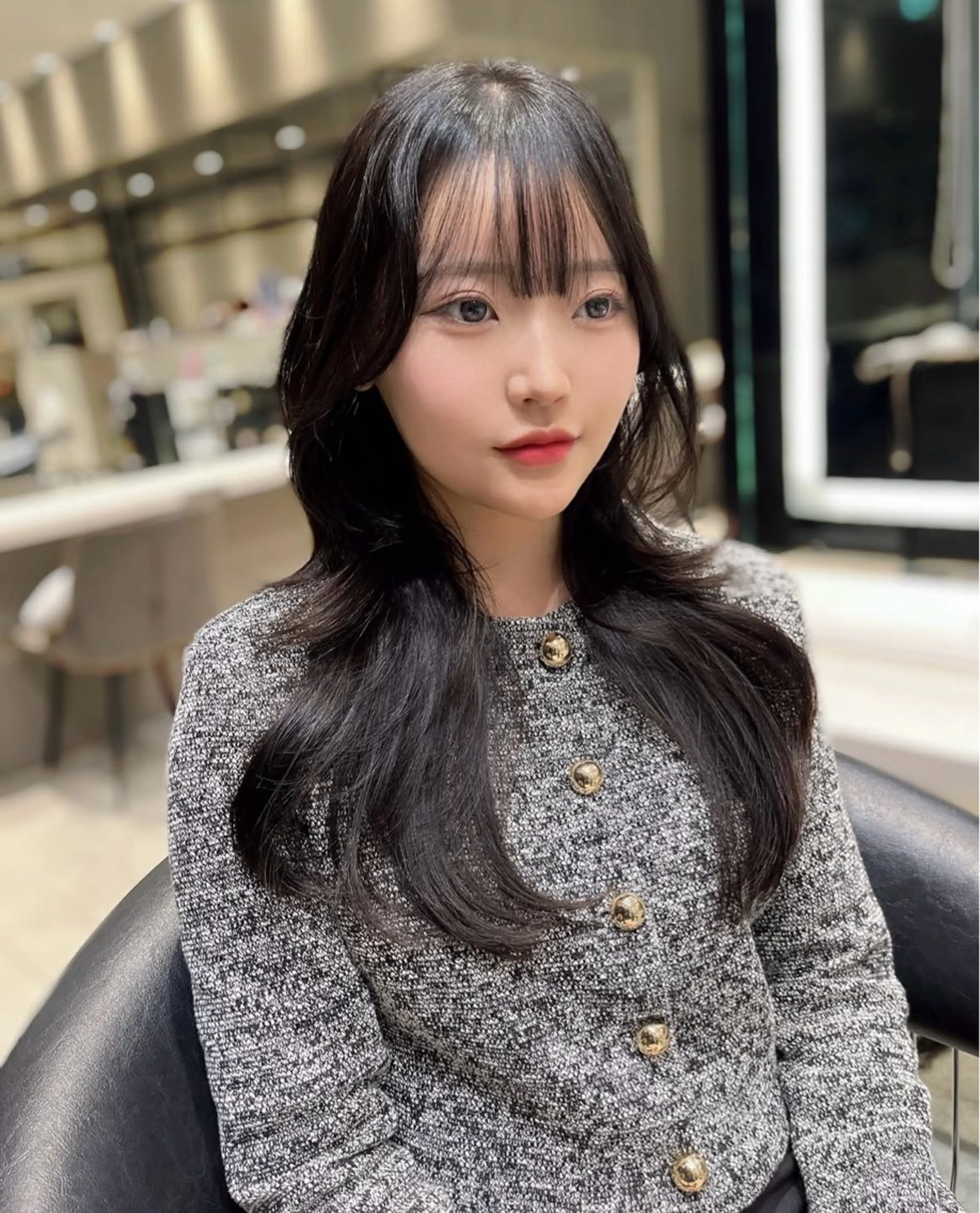 ロング カラー レイヤー/髪質改善 /透け感カラー/艶髪のヘアスタイル