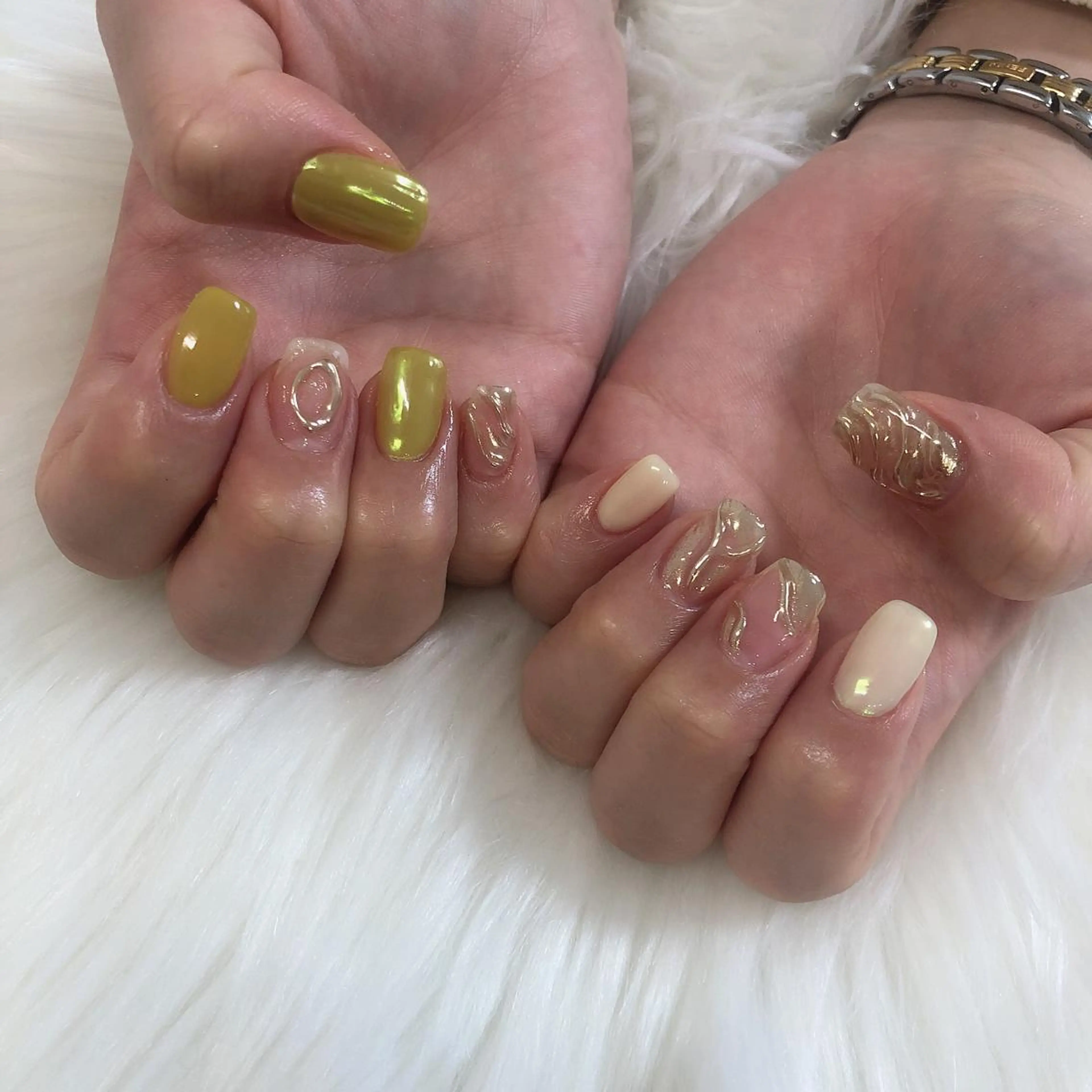 ネイル ハンドネイル 西岡 杏のネイルデザイン