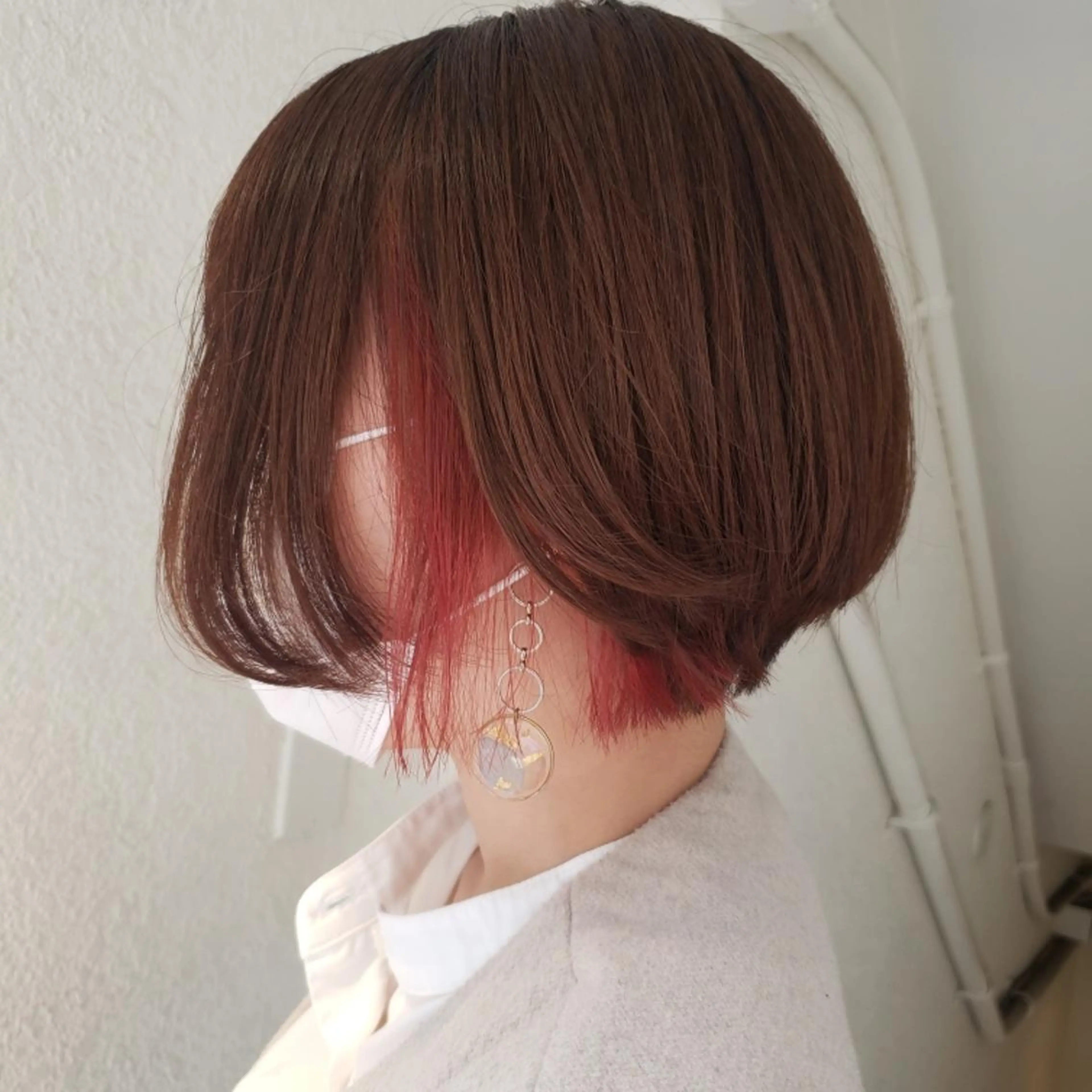 ショート ヘアカラー トリートメント 🇰🇷透明感×ハイ トーン🌟tomoのヘアスタイル