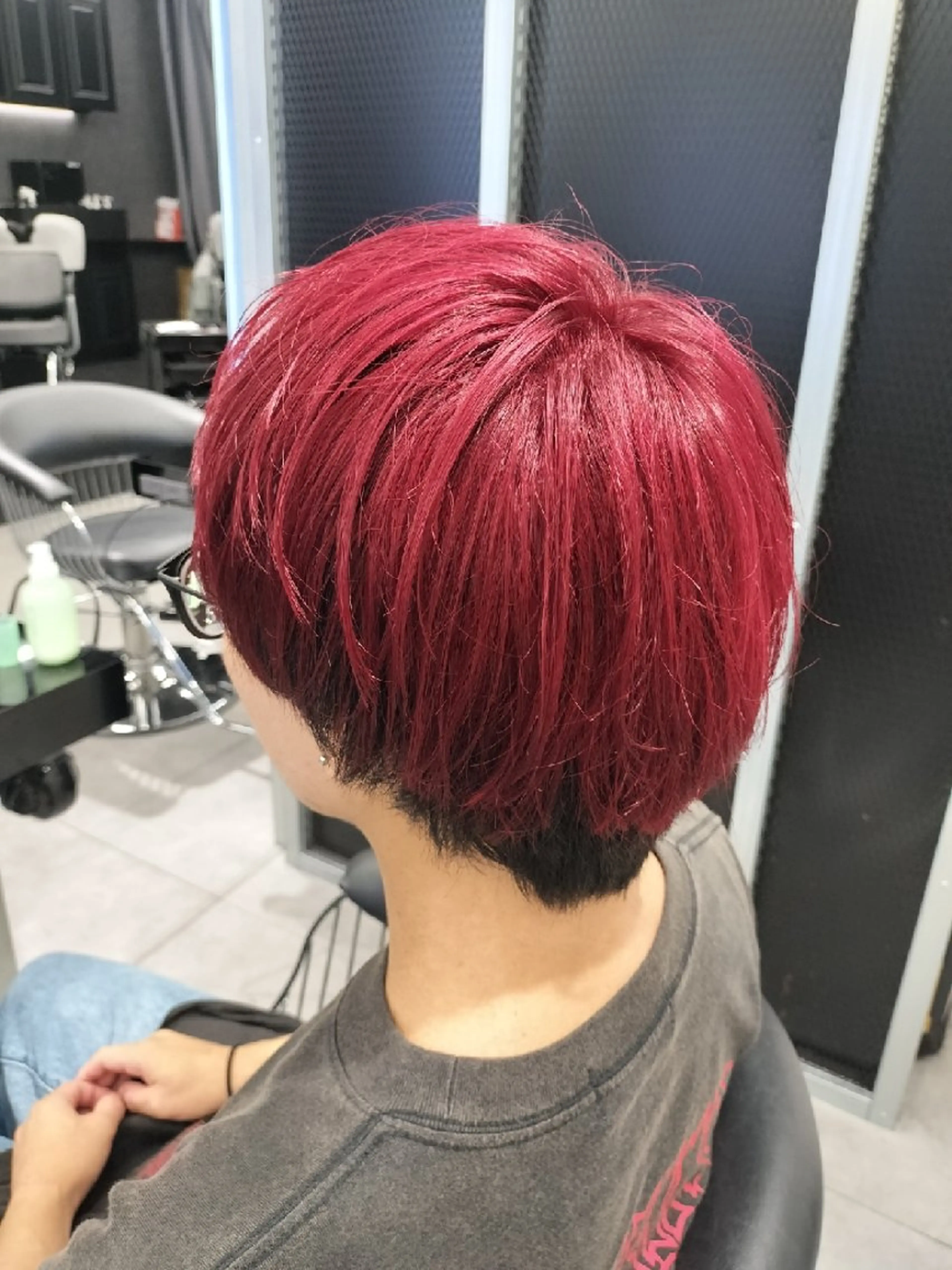 カット+ダブルカラーの写真