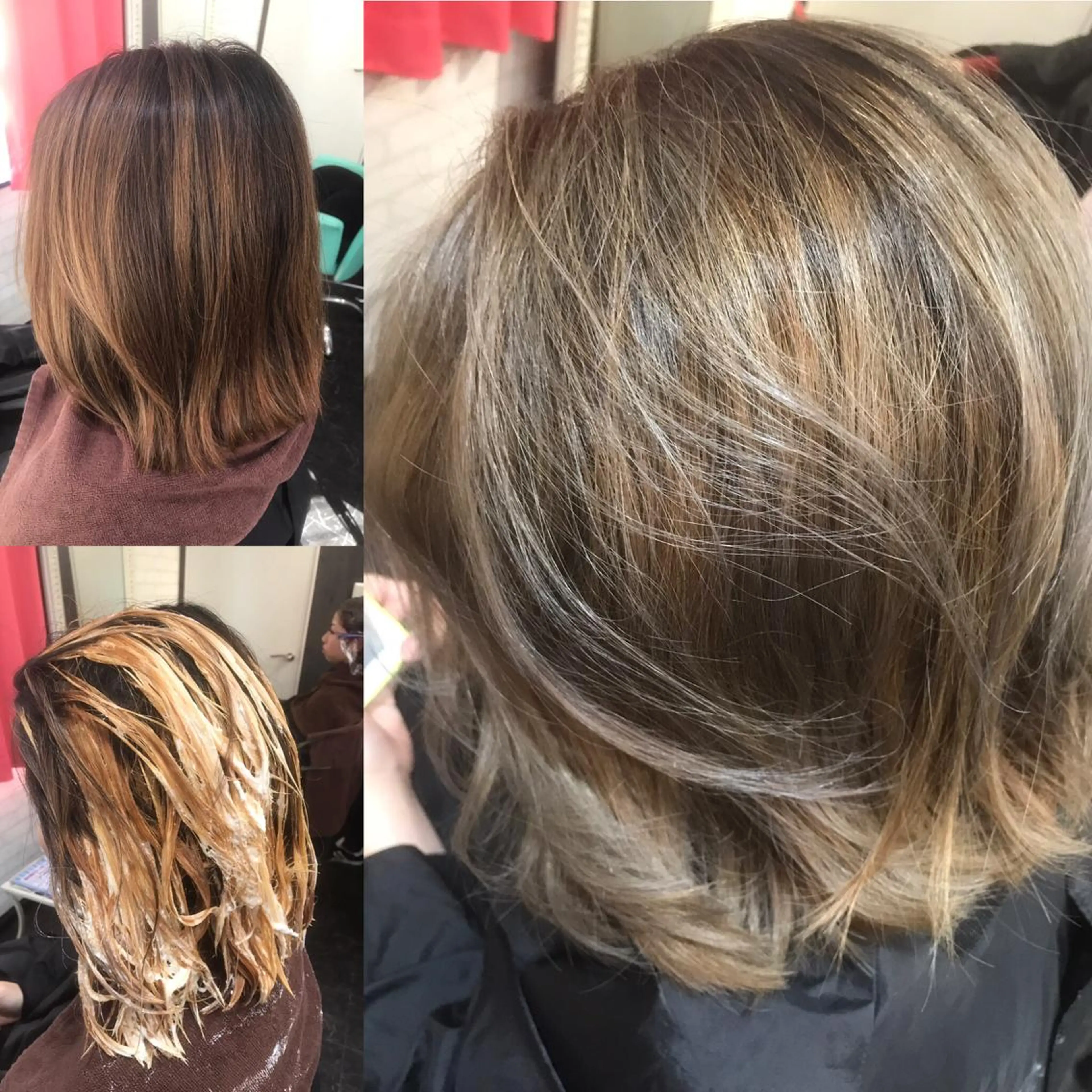 ミディアム ハイライト 松本 和人のヘアスタイル