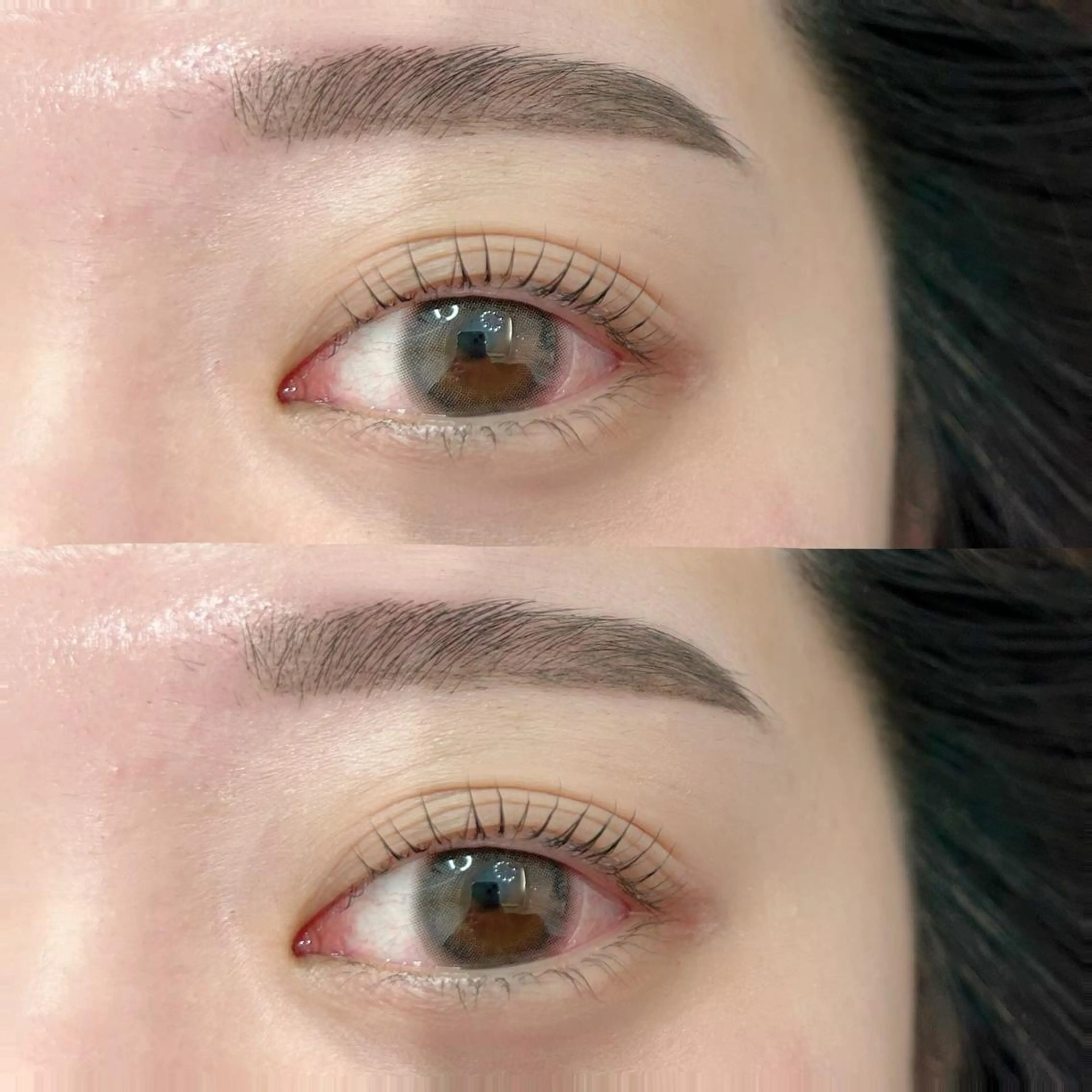 特別価格🌟まつ毛パーマ上のみ✖️美眉スタイリング(眉ワックス＋眉メイク)  ¥8200の写真