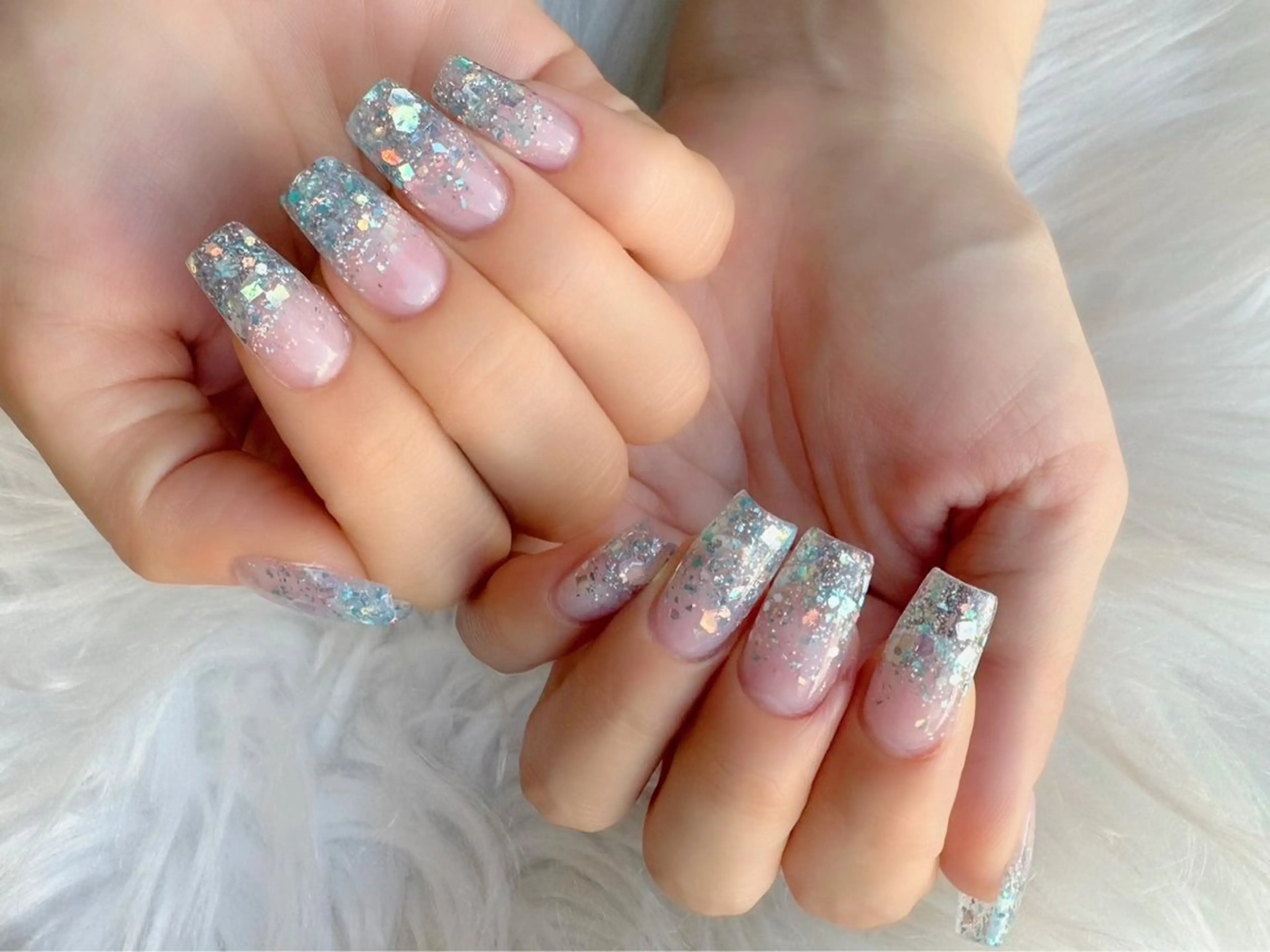 スカルプラメグラデーション🩵オフ無の写真