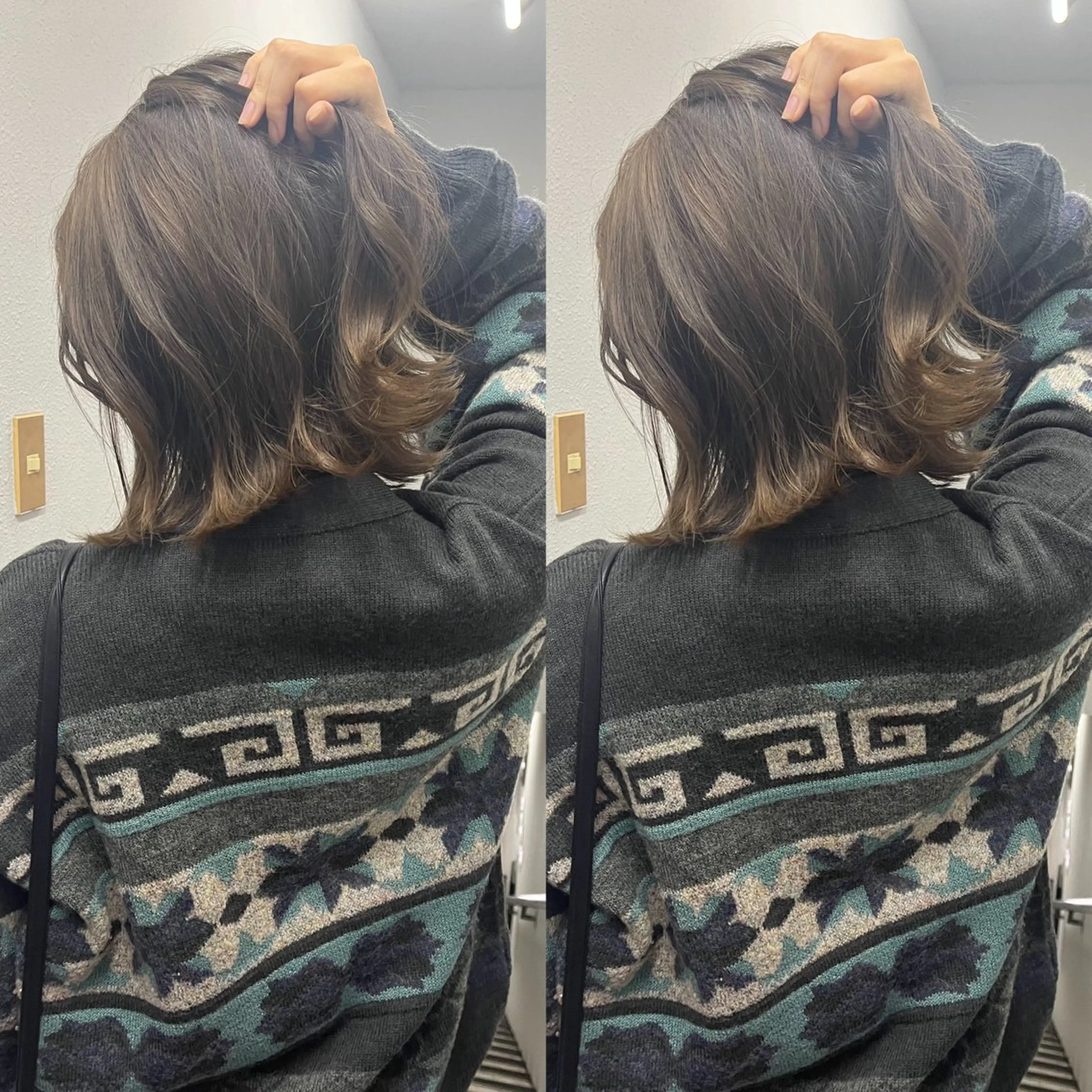 ミディアム ヘアカラー トリートメント レイヤー×透明感 Tatsuya💫のヘアスタイル
