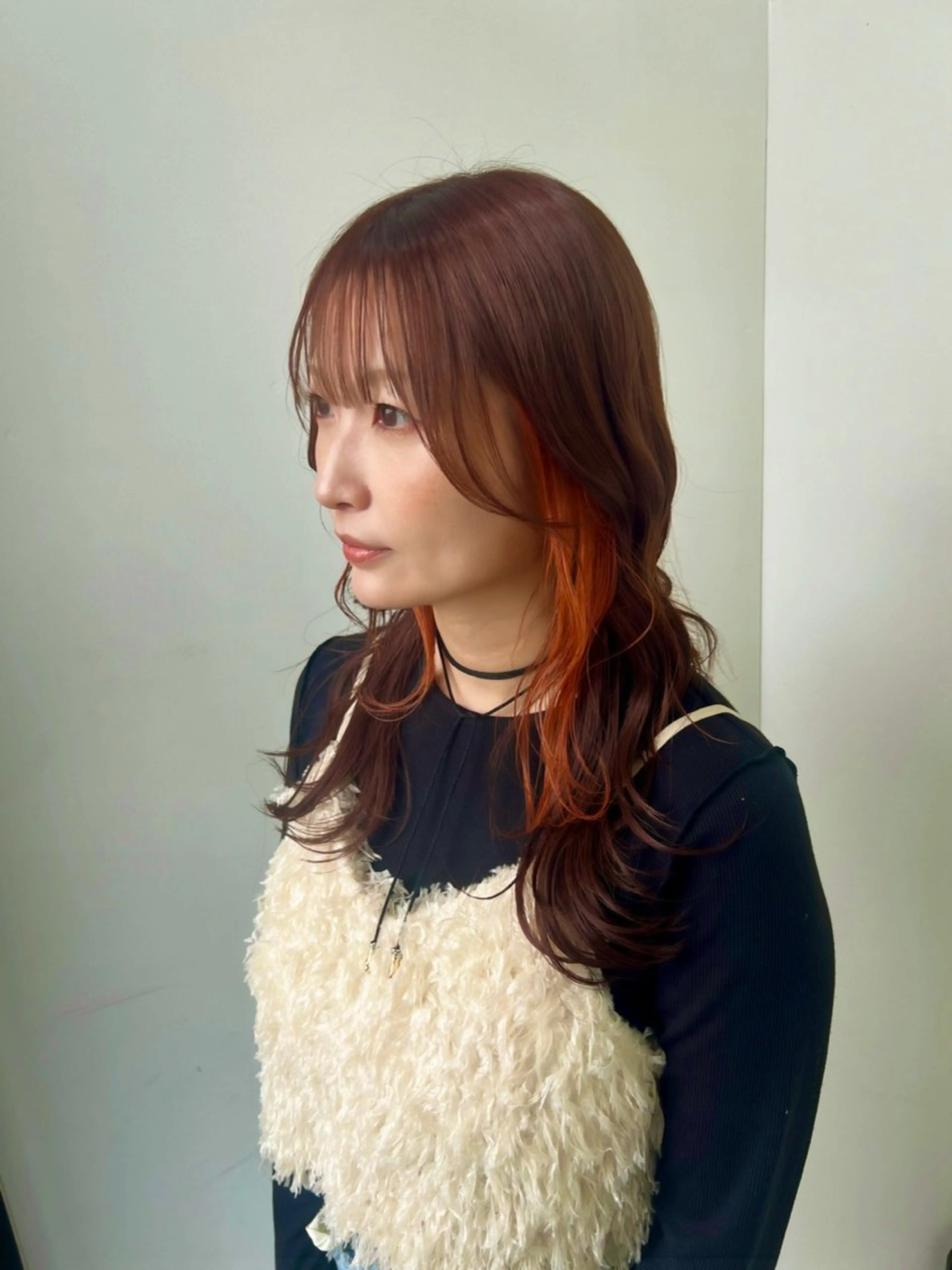 カラー 透明感/血色カラー/ 似合せレイヤー/ゆいのヘアスタイル