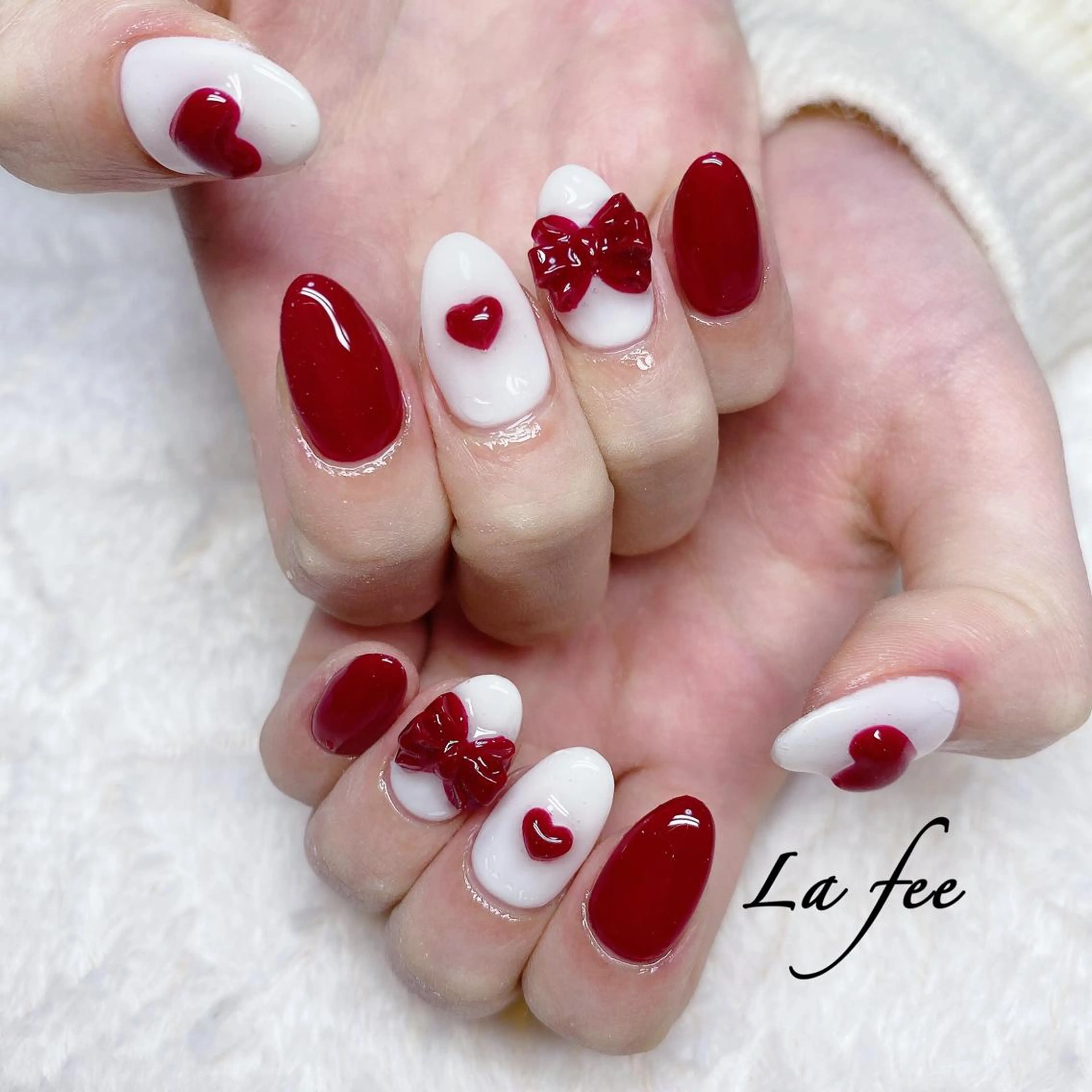 カラー ネイル ハンドネイル ハンドケア La feeのネイルデザイン