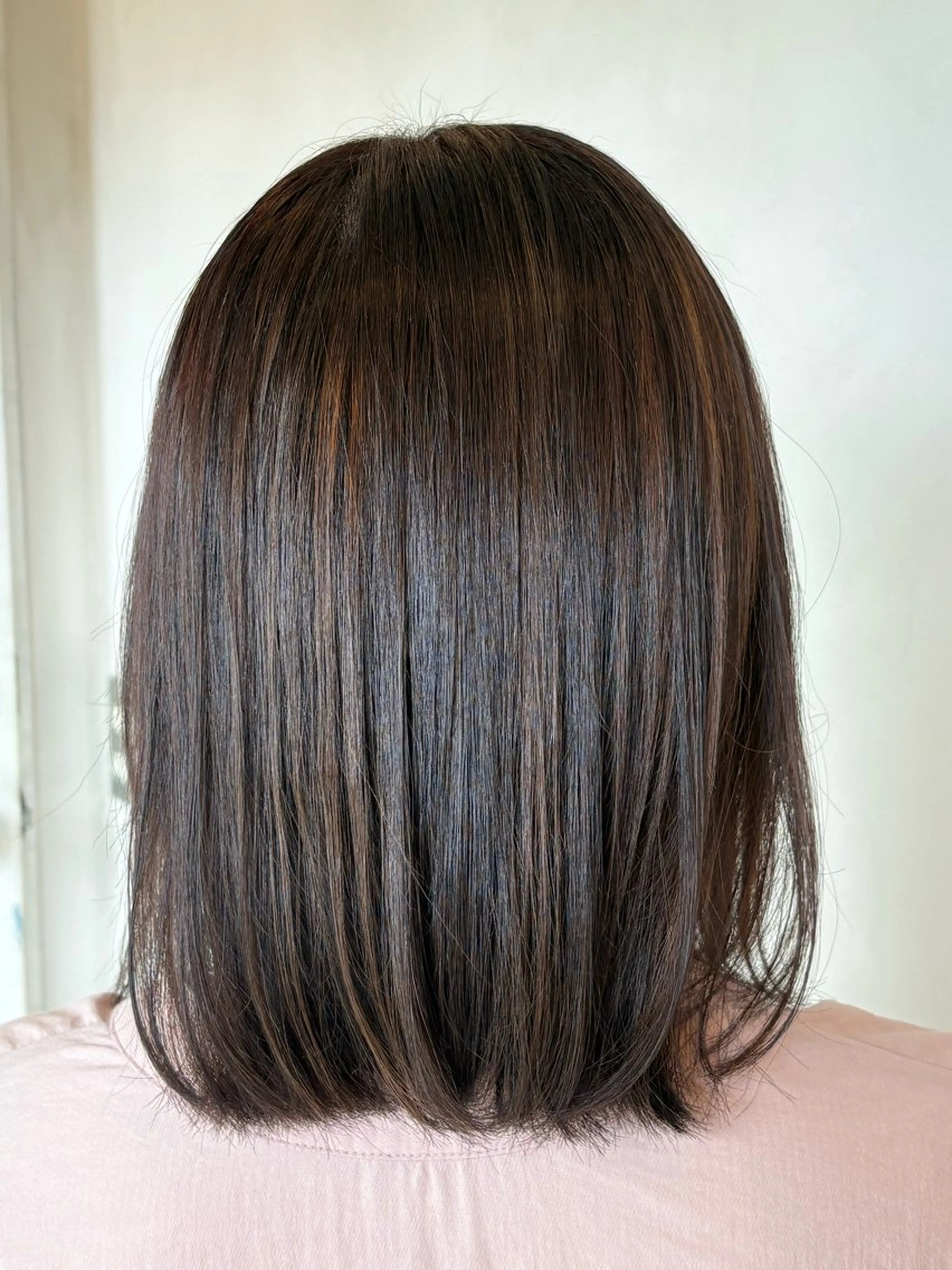 ミディアム ハイライト ヘアカラー 大坪 拓哉のヘアスタイル