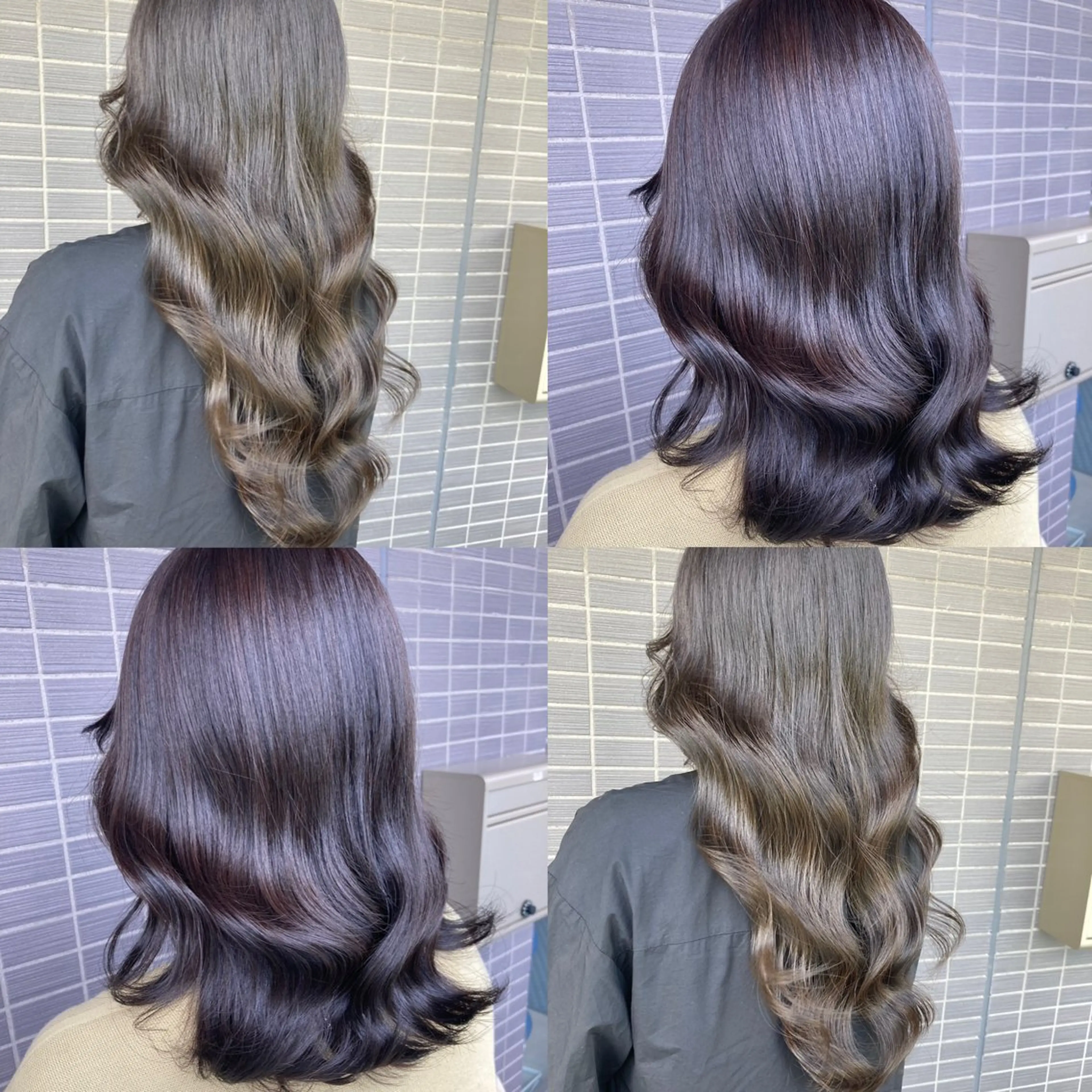 カラー ヘアアレンジ アッシュ ブラウンカラー 透明感カラー ヘアカラー 平原 ミレイのヘアスタイル