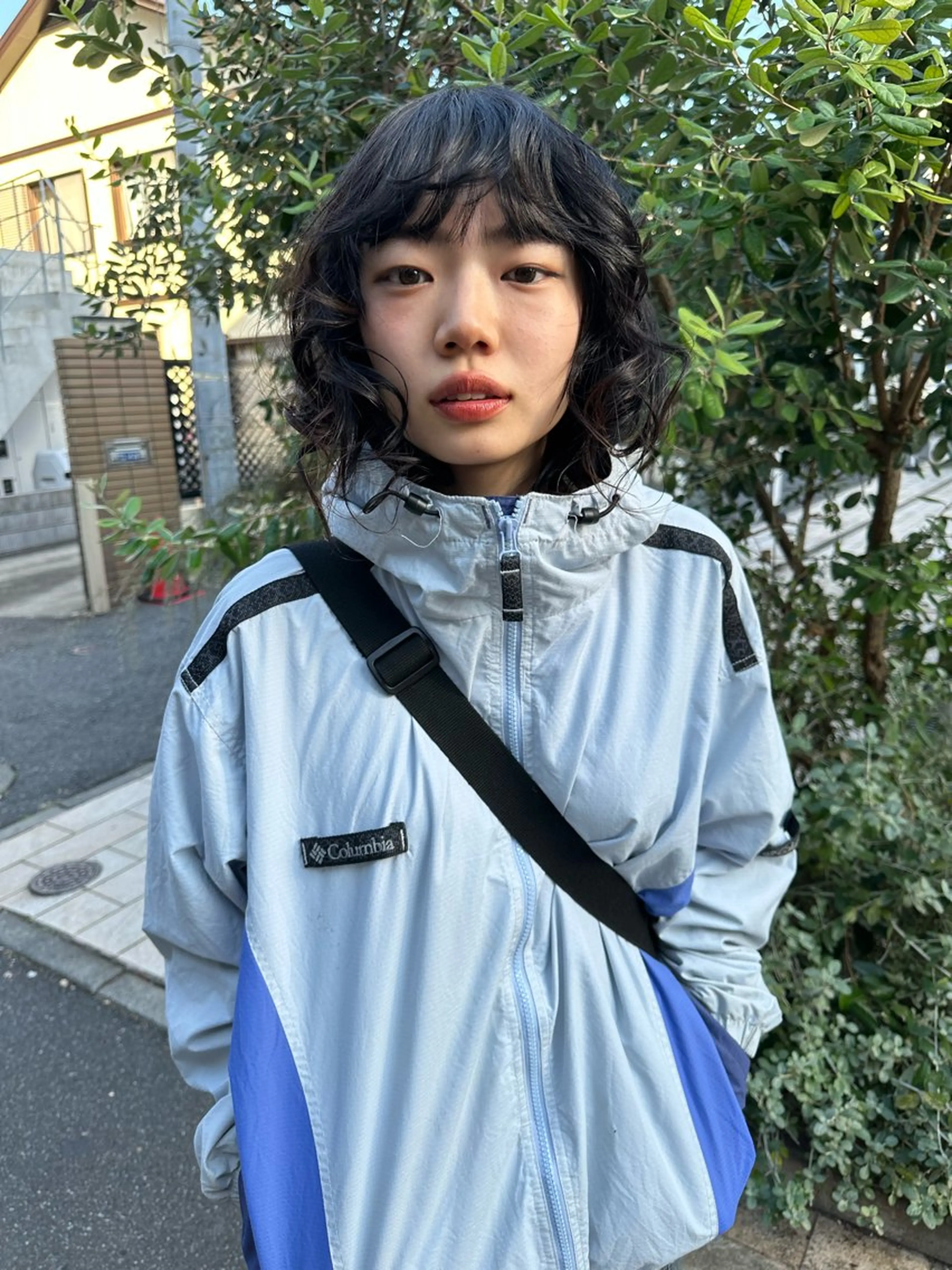 ミディアム カラー パーマ ボブ/似合わせカット /ニュアンスカラーのヘアスタイル