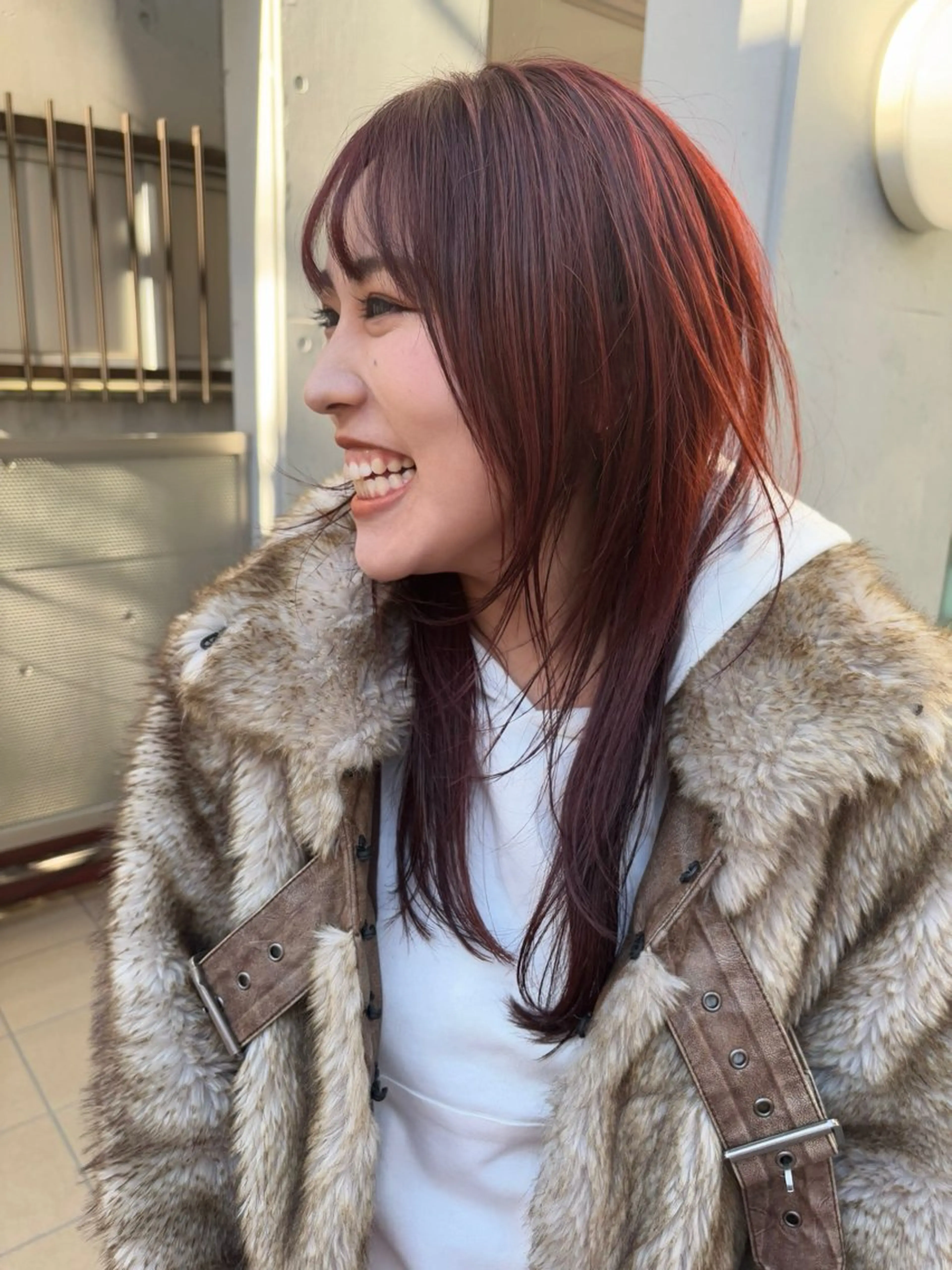 セミロング カラー 池田理紗/ bob/メンズカットのヘアスタイル