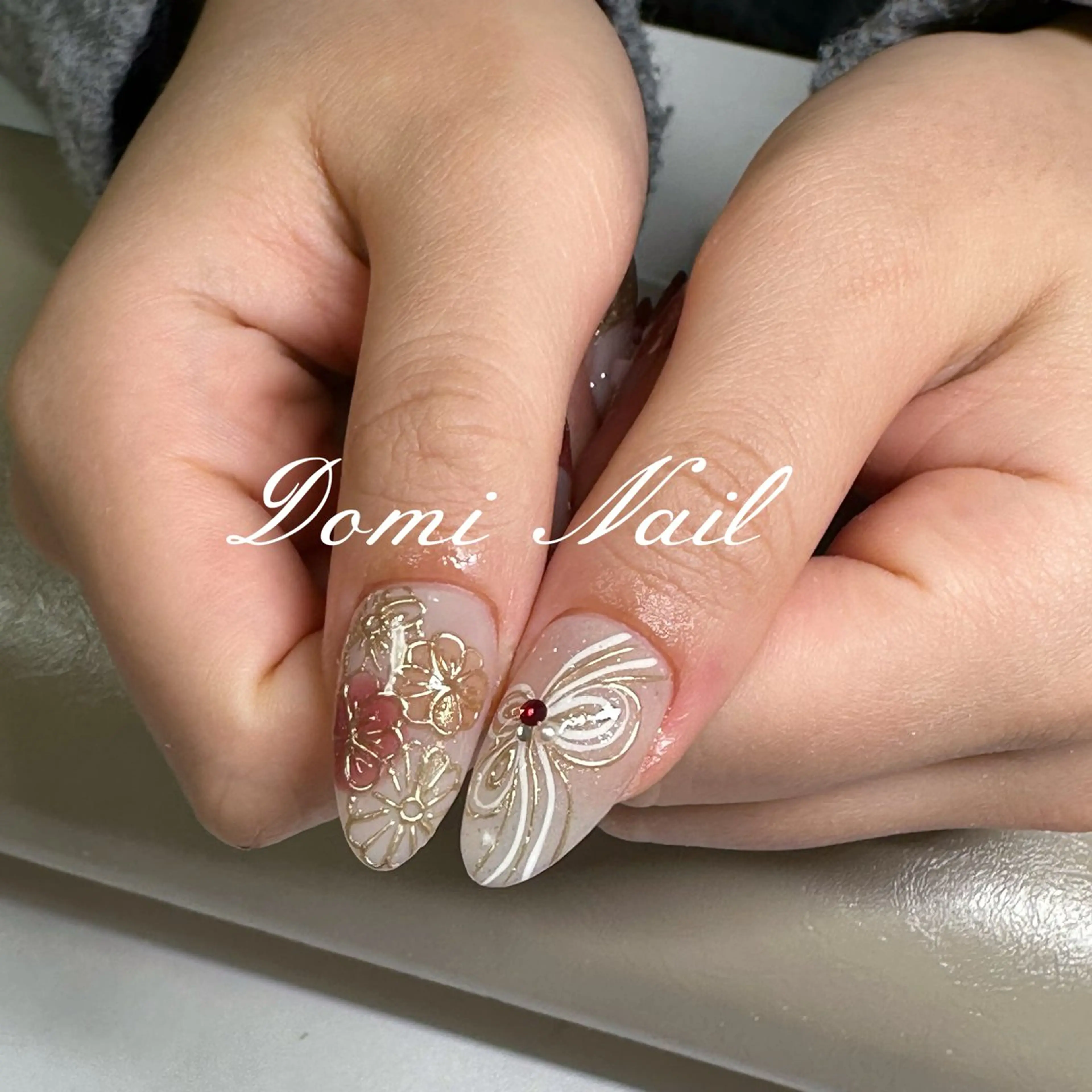 ネイル 成人式 Domi Nail Salonのネイルデザイン