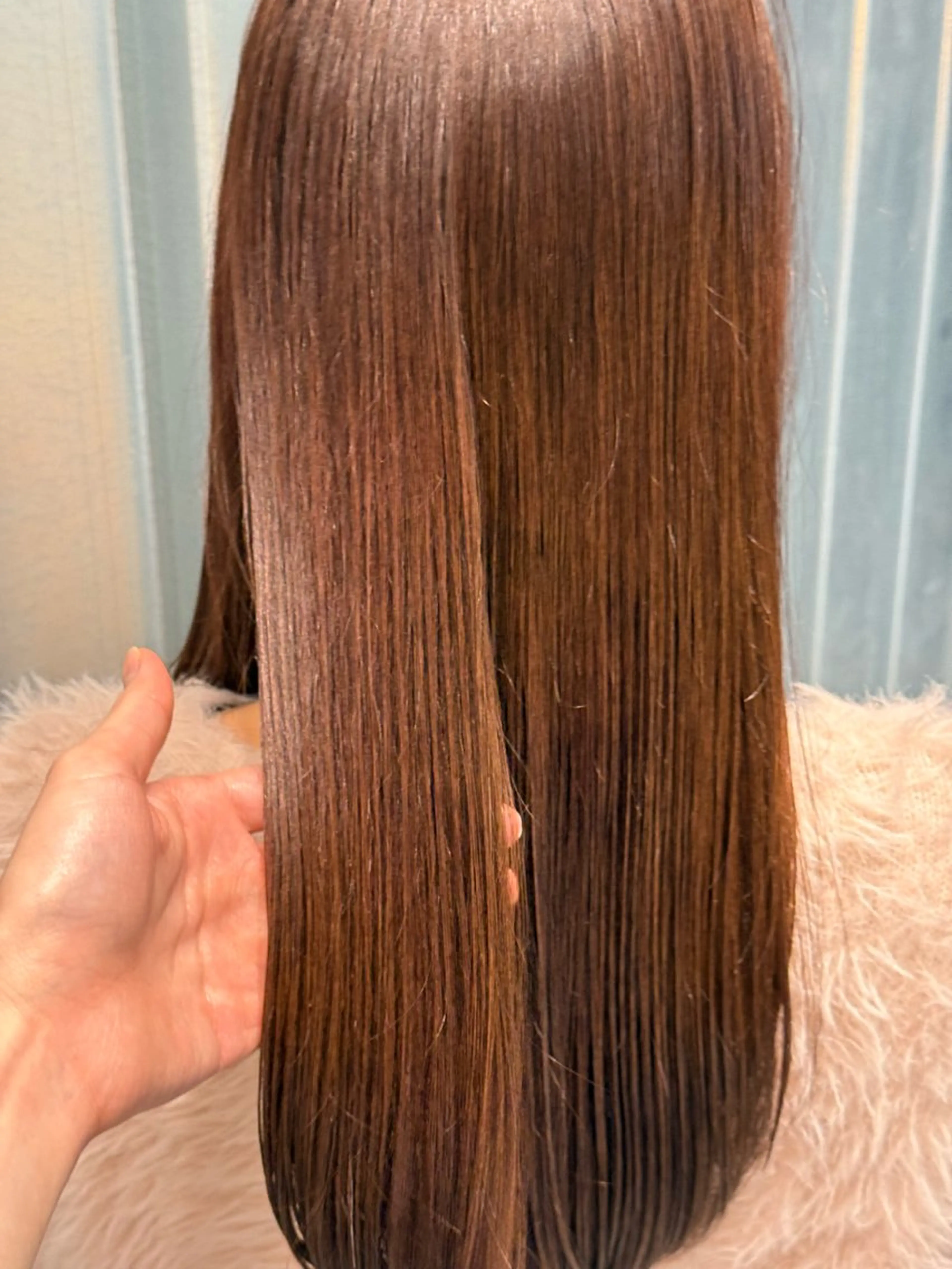 寒色艶カラー🩵＋資生堂最高ランクトリートメント✨の写真