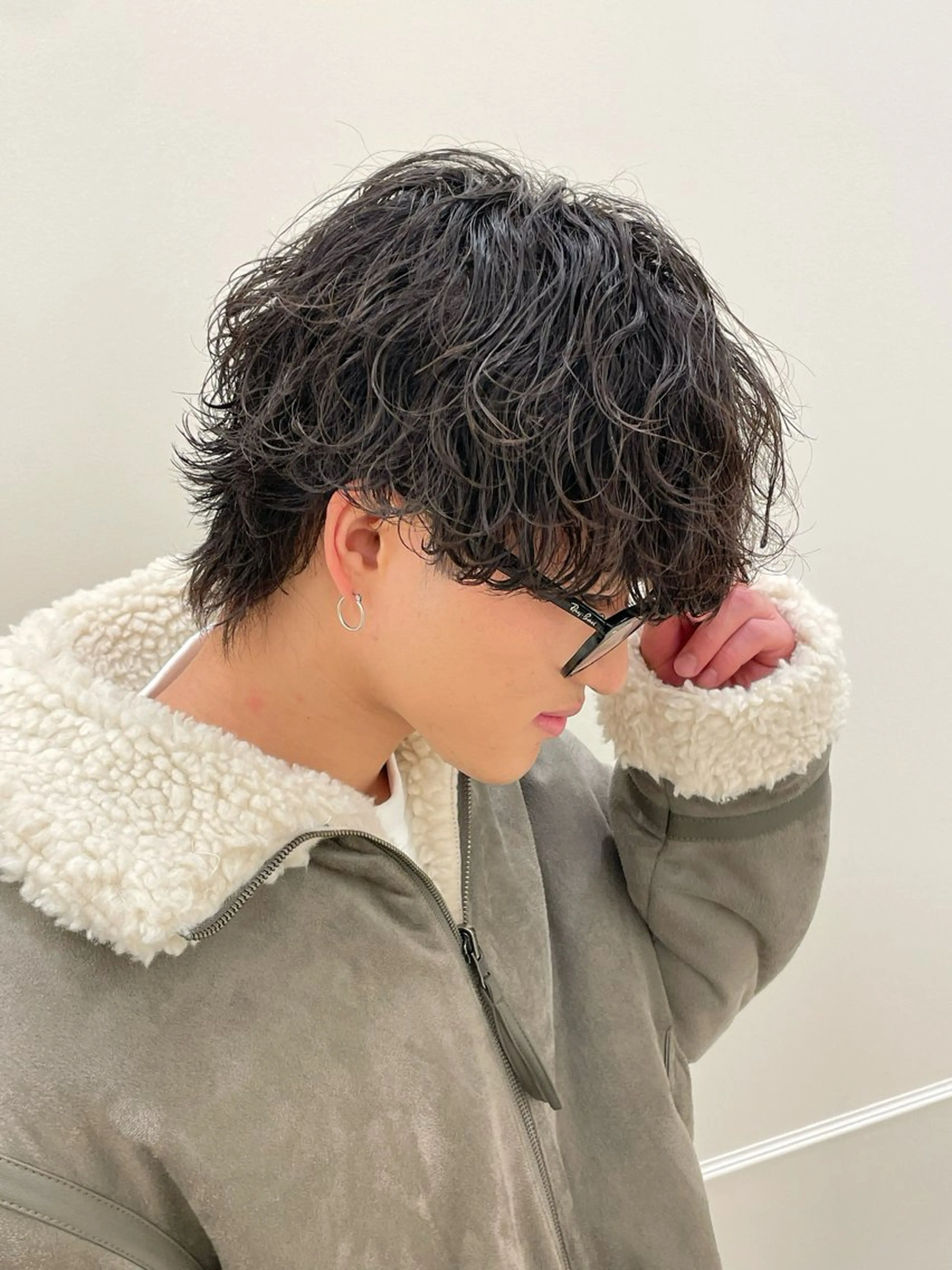 ショート パーマ メンズ カット パーマ トリートメント ヘアセット 亀井隆汰/メンズ専門 パーマ特化美容師のヘアスタイル