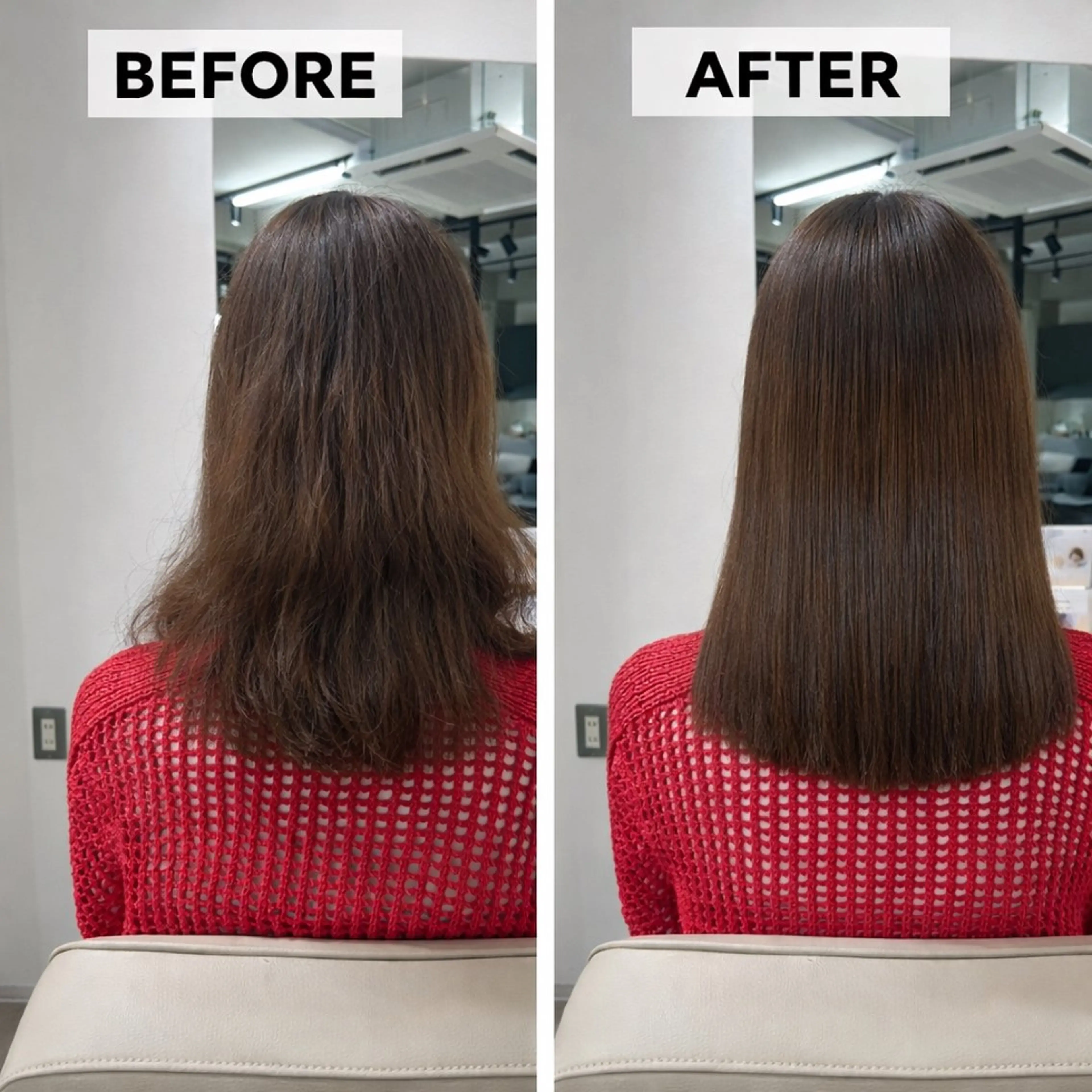 ミディアム 縮毛矯正 トリートメント ONE EIGHTY 表参道所属・🫧髪質改善 縮毛矯正特化🫧中西のヘアスタイル