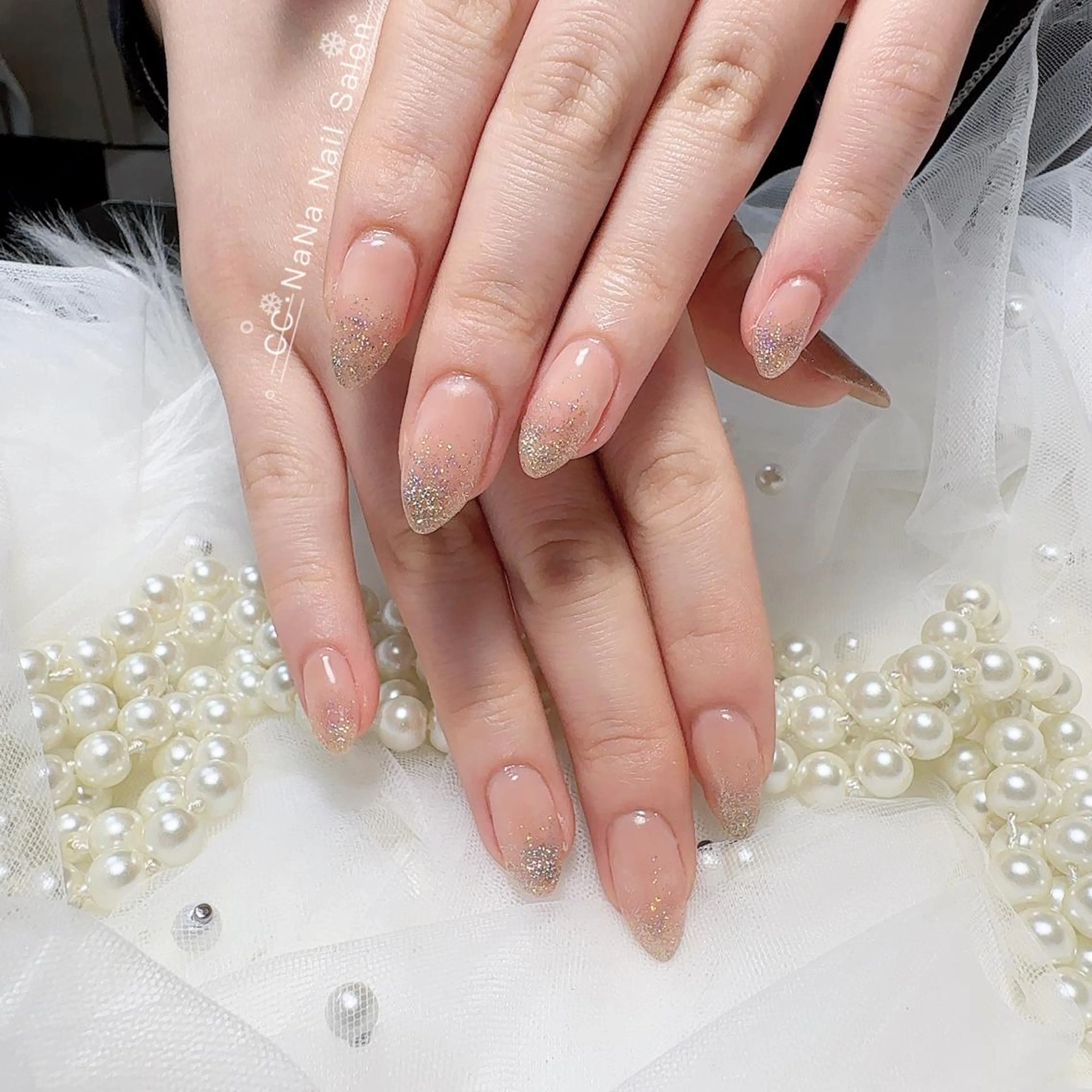 ネイル アートネイル チークネイル クリアネイル フラッシュネイル フレンチネイル ハンドネイル 💎CC・NaNa 韓国風ネイル🌙Cのネイルデザイン