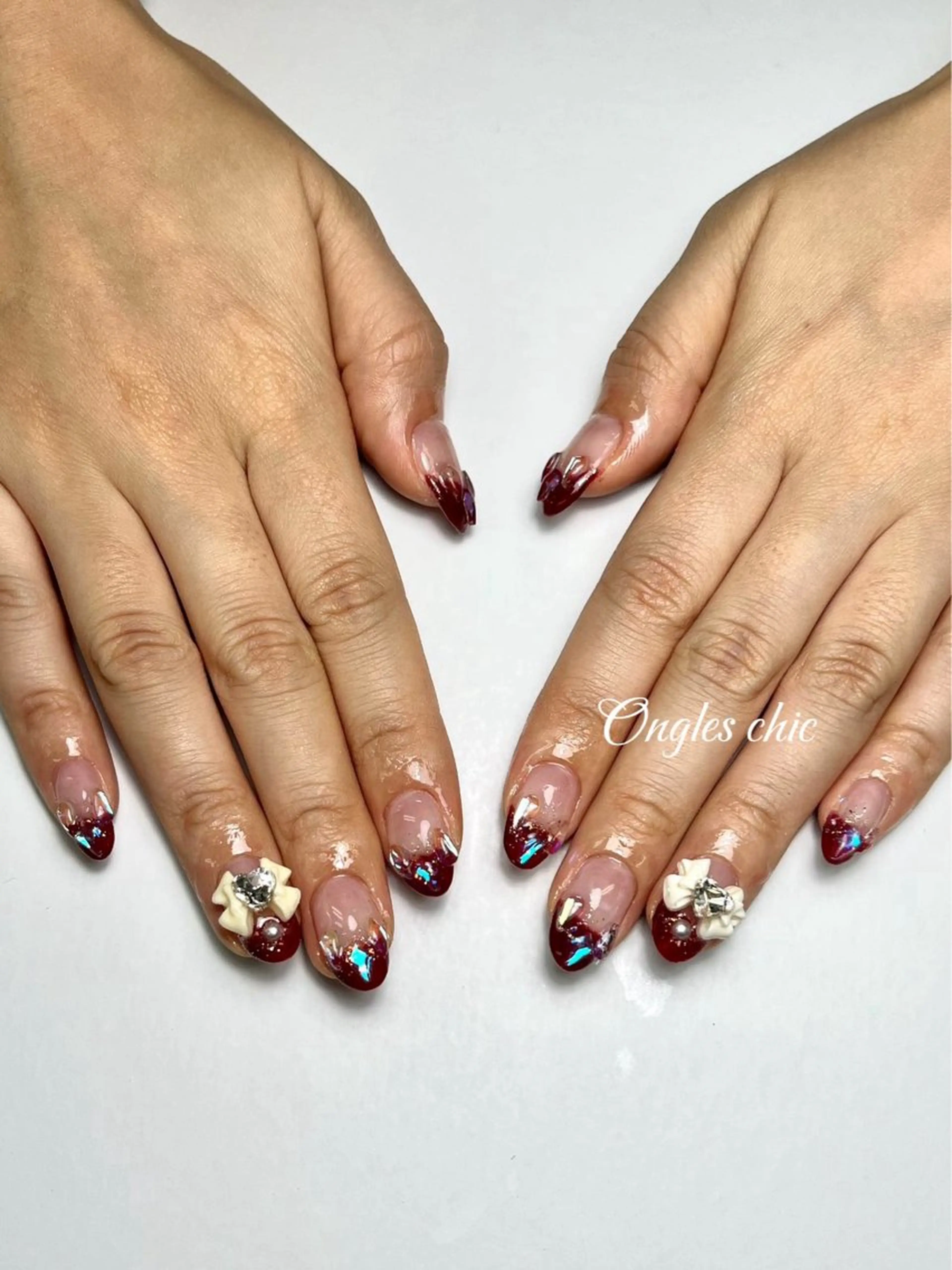 ネイル ハンドネイル ongles chicのネイルデザイン