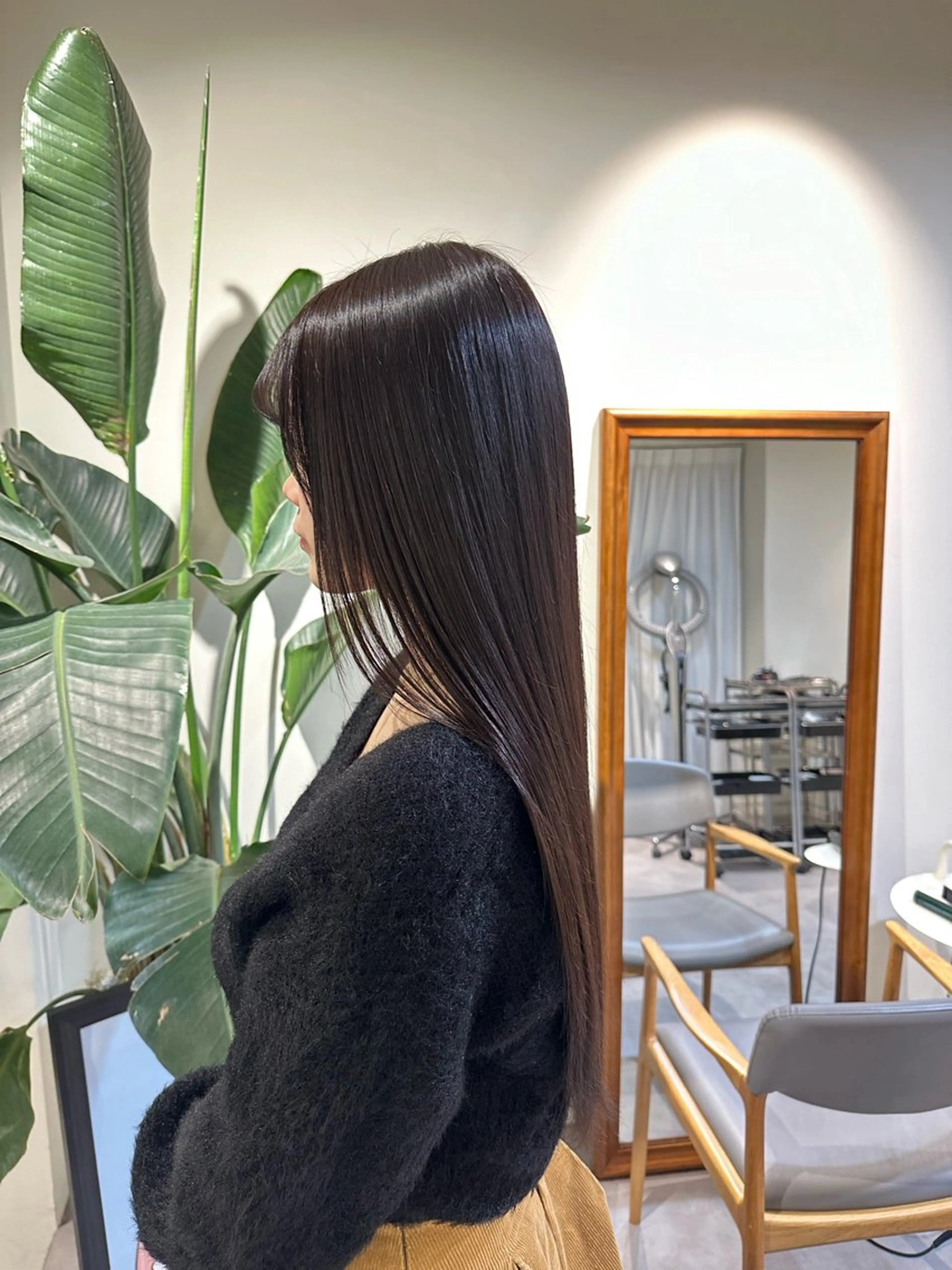 ロング カラー HANAME 原宿美容室のヘアスタイル