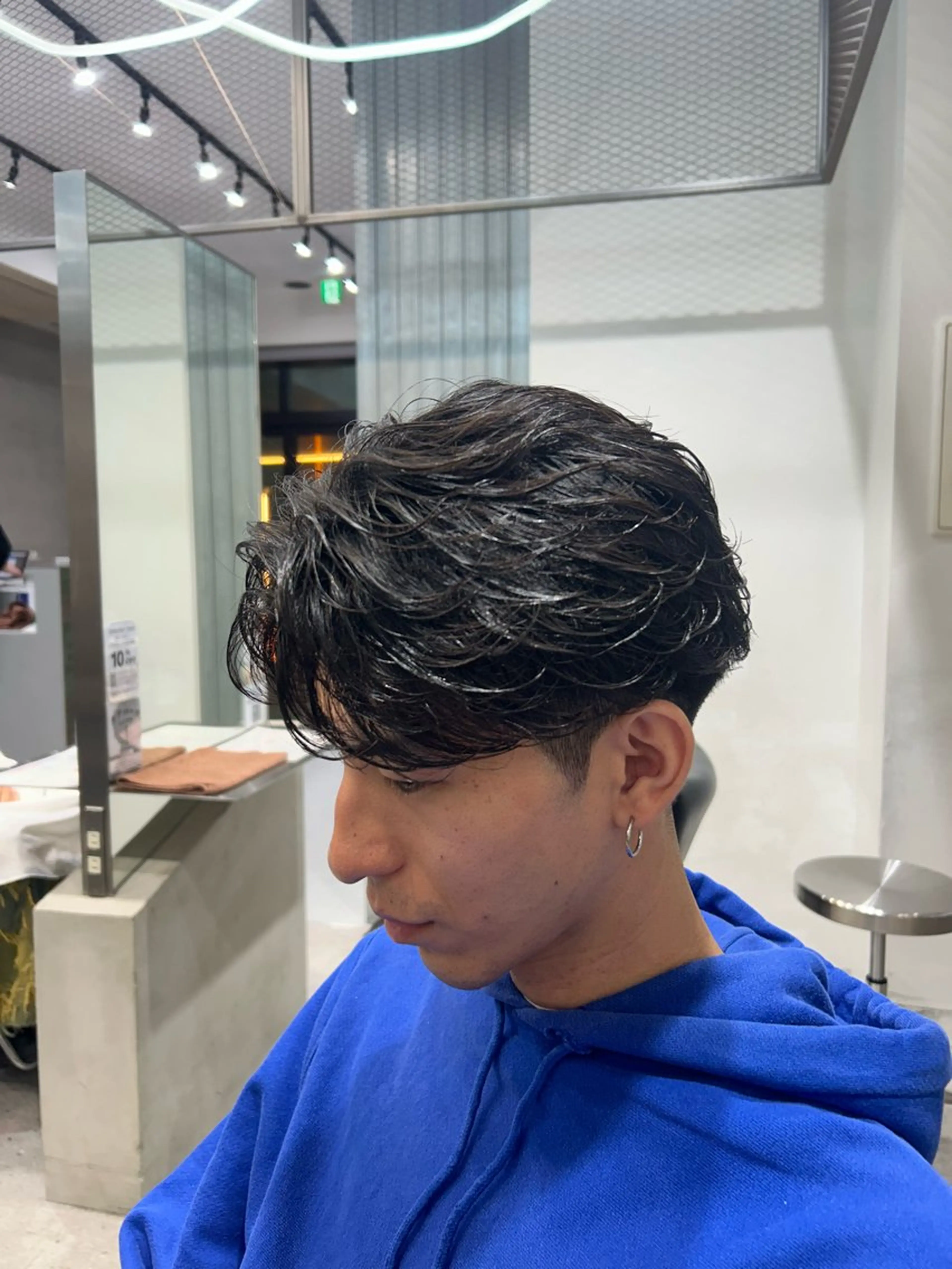メンズ カット パーマ fifth春山 凜乃介のヘアスタイル
