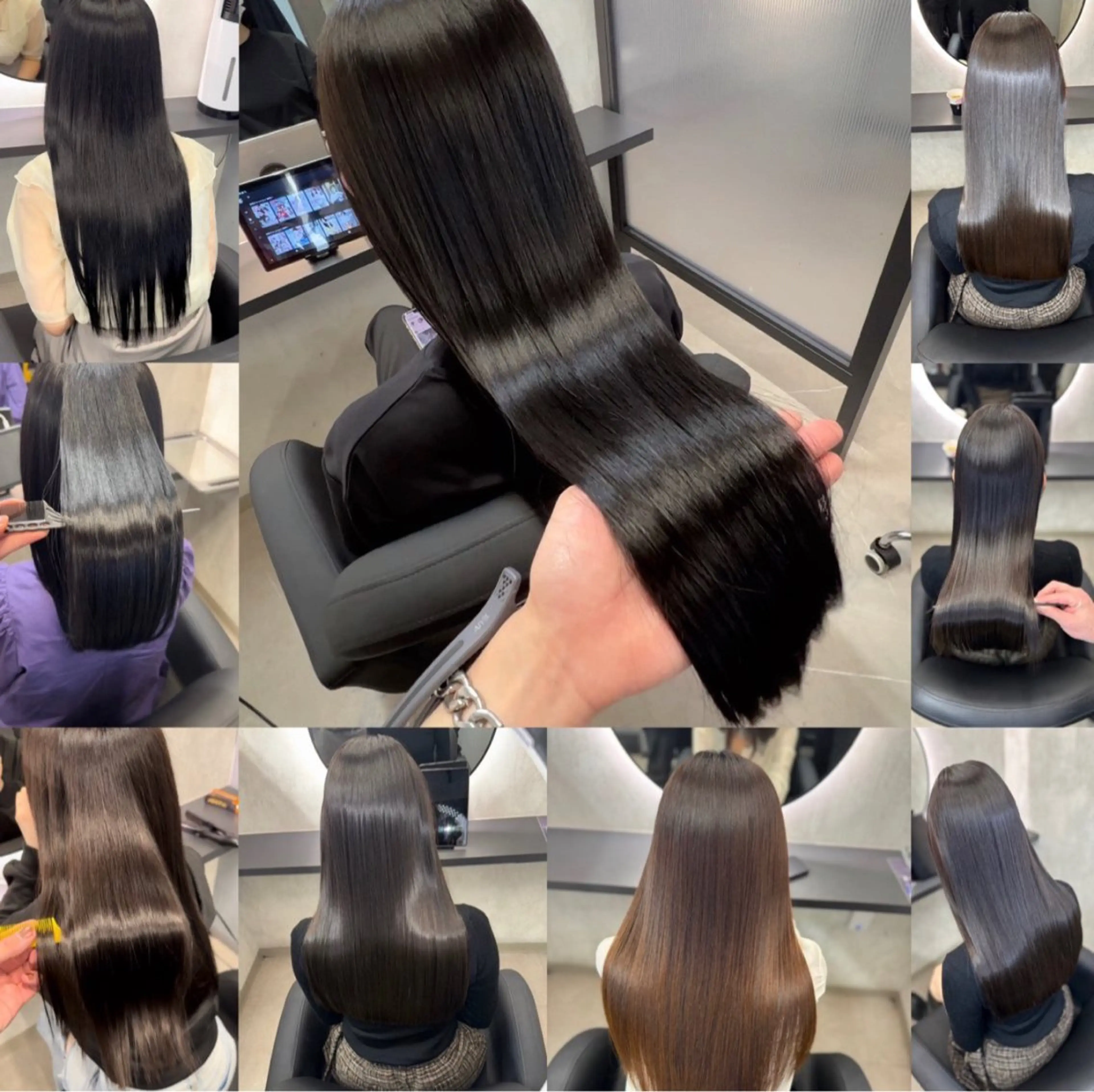 ロング トリートメント ハイトーン/レイヤー カット岩田健斗/新宿のヘアスタイル