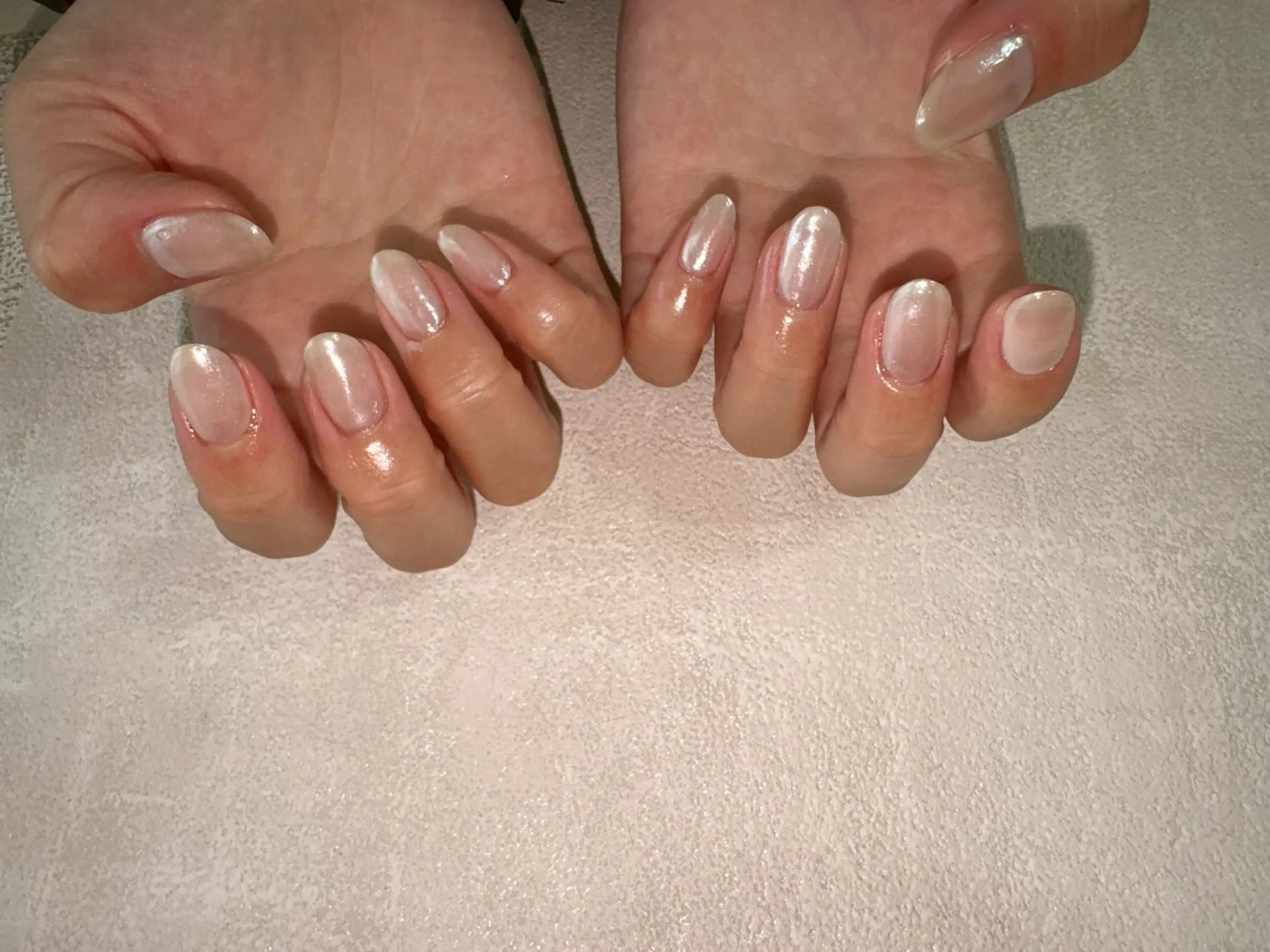 ネイル オーロラネイル フットネイル フレンチネイル ジェルネイル マグネットネイル ハンドネイル kikinail 溝の口のネイルデザイン