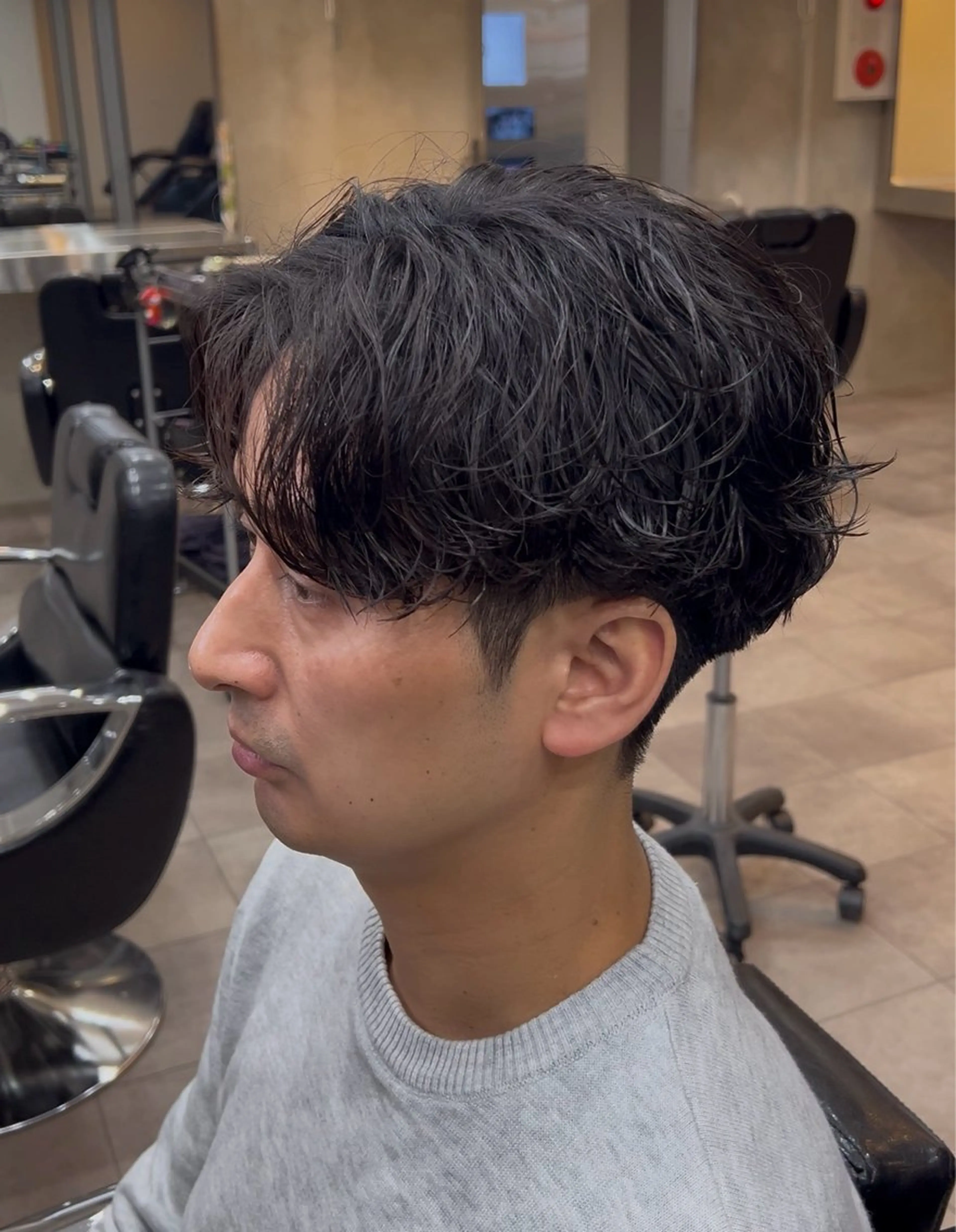 パーマ メンズ メンズパーマ カット パーマ QOL円山 SHOTAのヘアスタイル