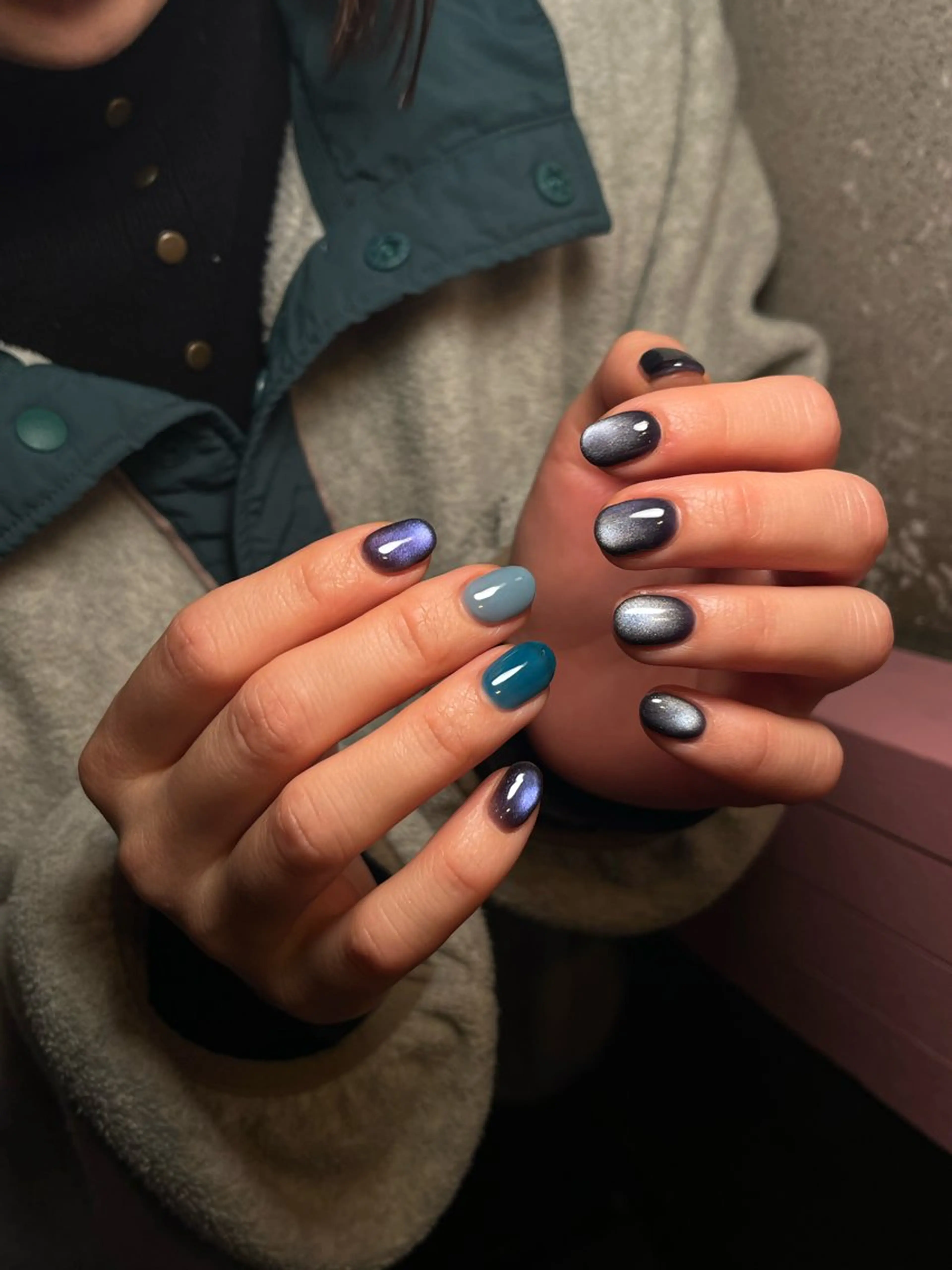 ネイル マグネットネイル ハンドネイル Lui /nailのネイルデザイン