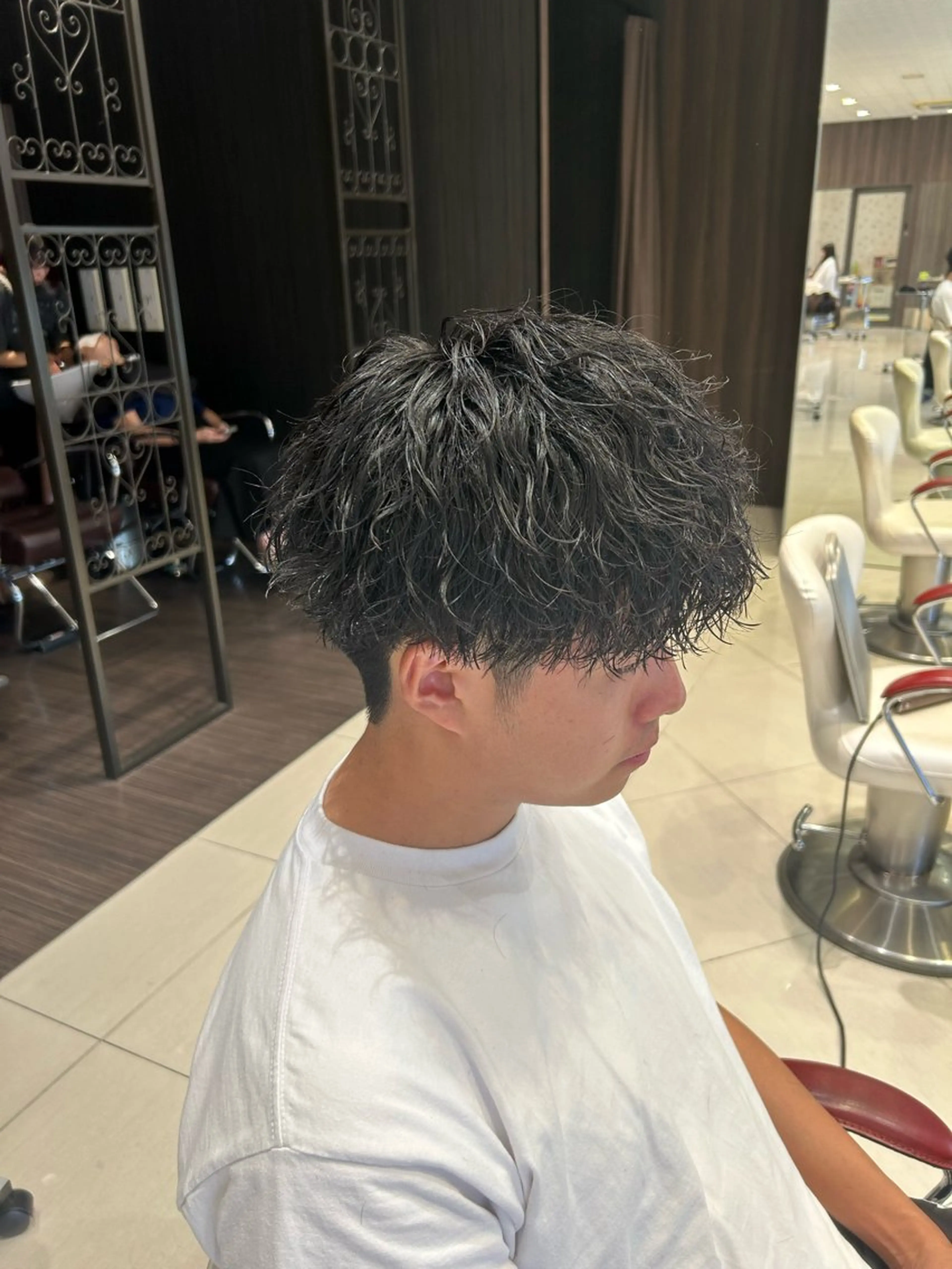 🦱メンズカット＋波巻きパーマ、ツイスパ🦱🔥ミニモ限定🔥の写真