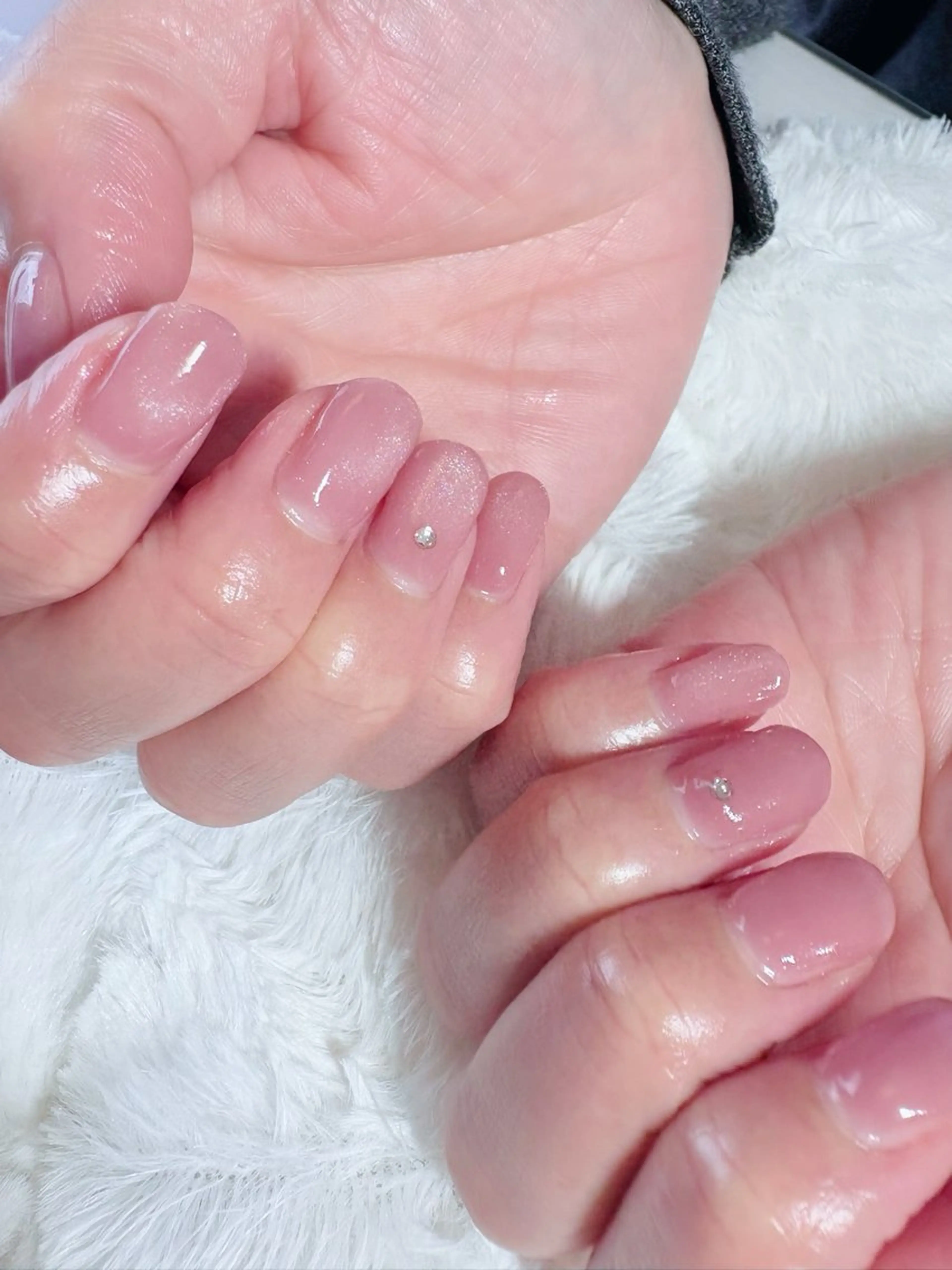 ネイル 卒業式 春ネイル ハンドネイル non nail ⭐︎のネイルデザイン