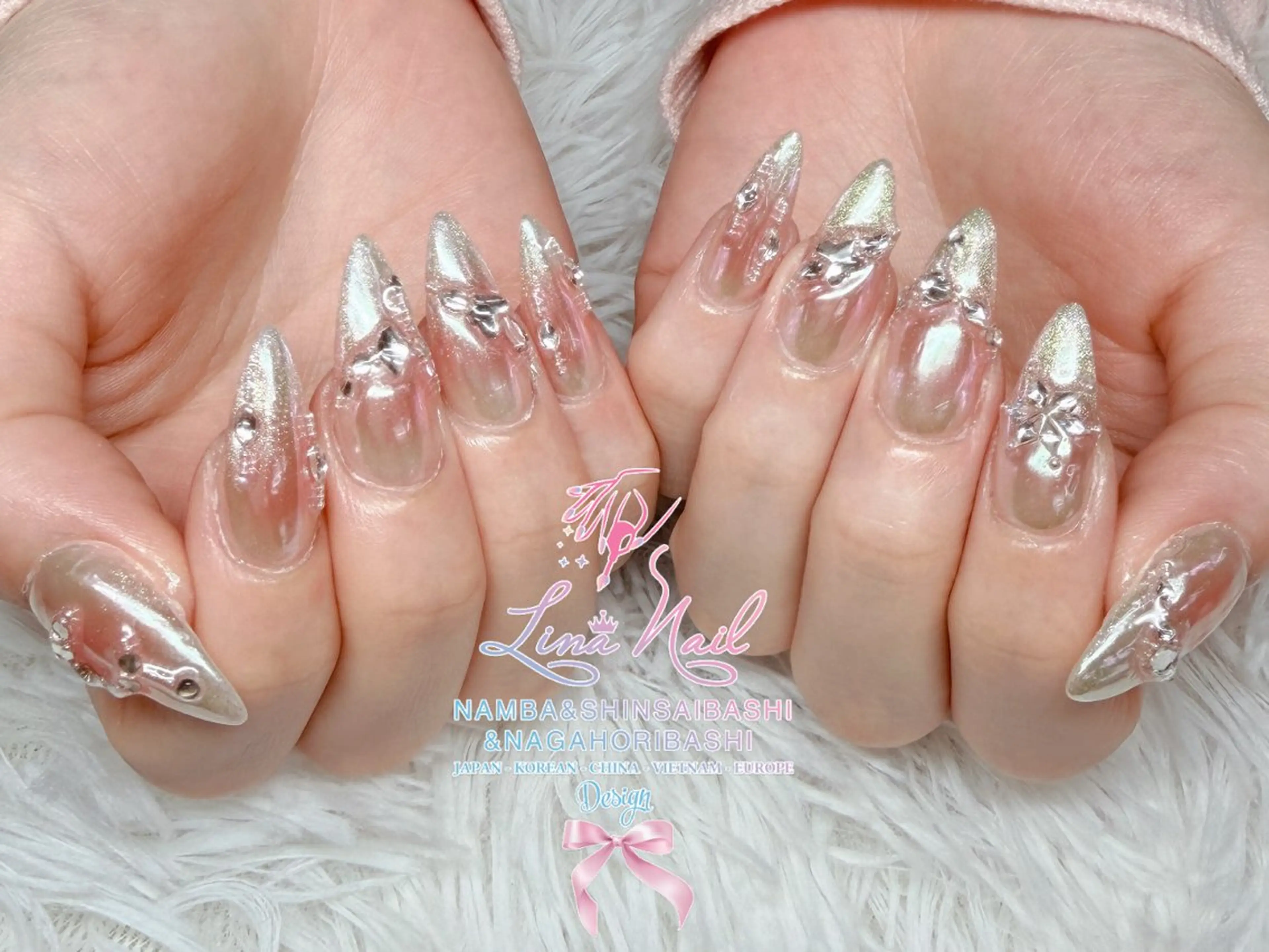ネイル フットネイル ジェルネイル 持ち込み ネイルチップ ハンドネイル リナネイル 長堀橋店／東心斎橋店のネイルデザイン