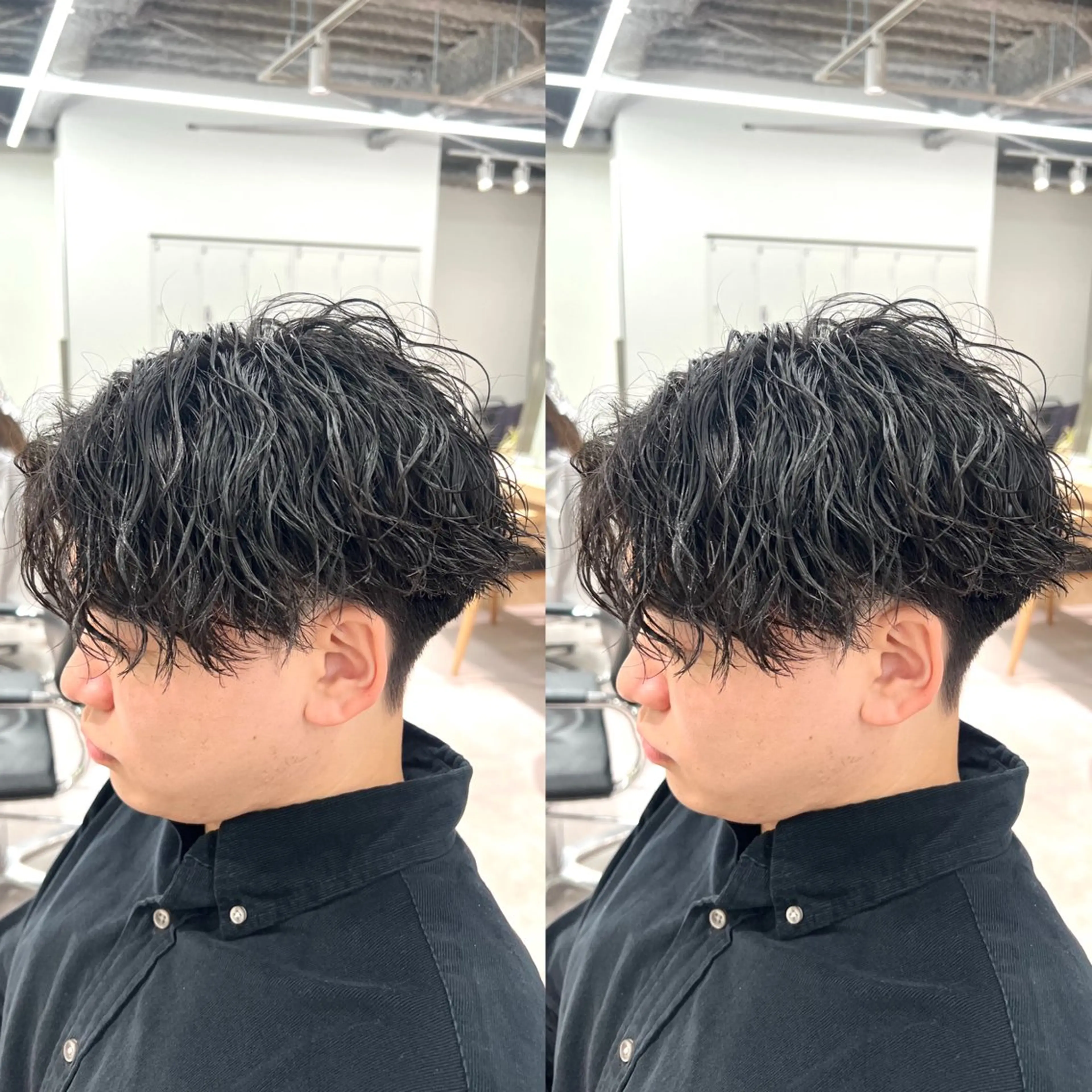 ショート パーマ カット パーマ トリートメント ツイスパ/シャドウ 矢吹俊大郎のヘアスタイル