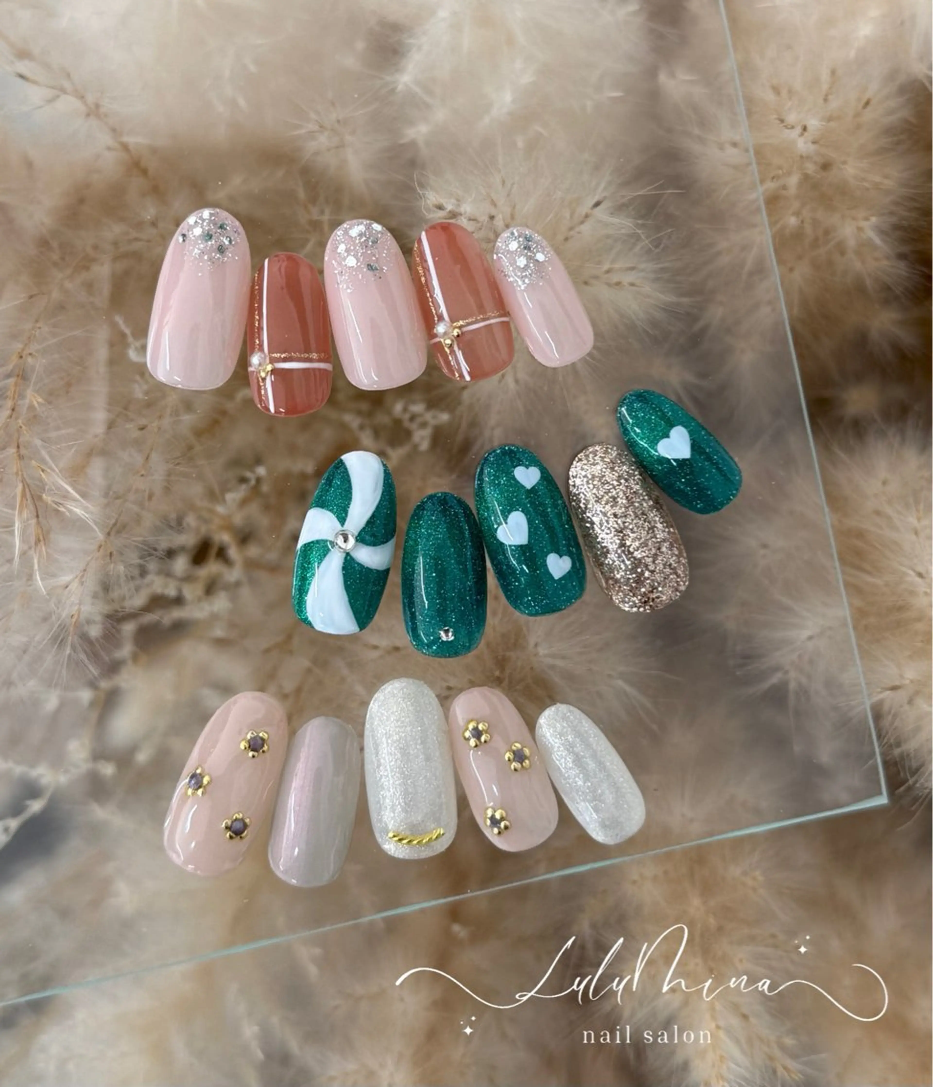 ネイル ハンドネイル ルルミーナネイリスト サワコのネイルデザイン