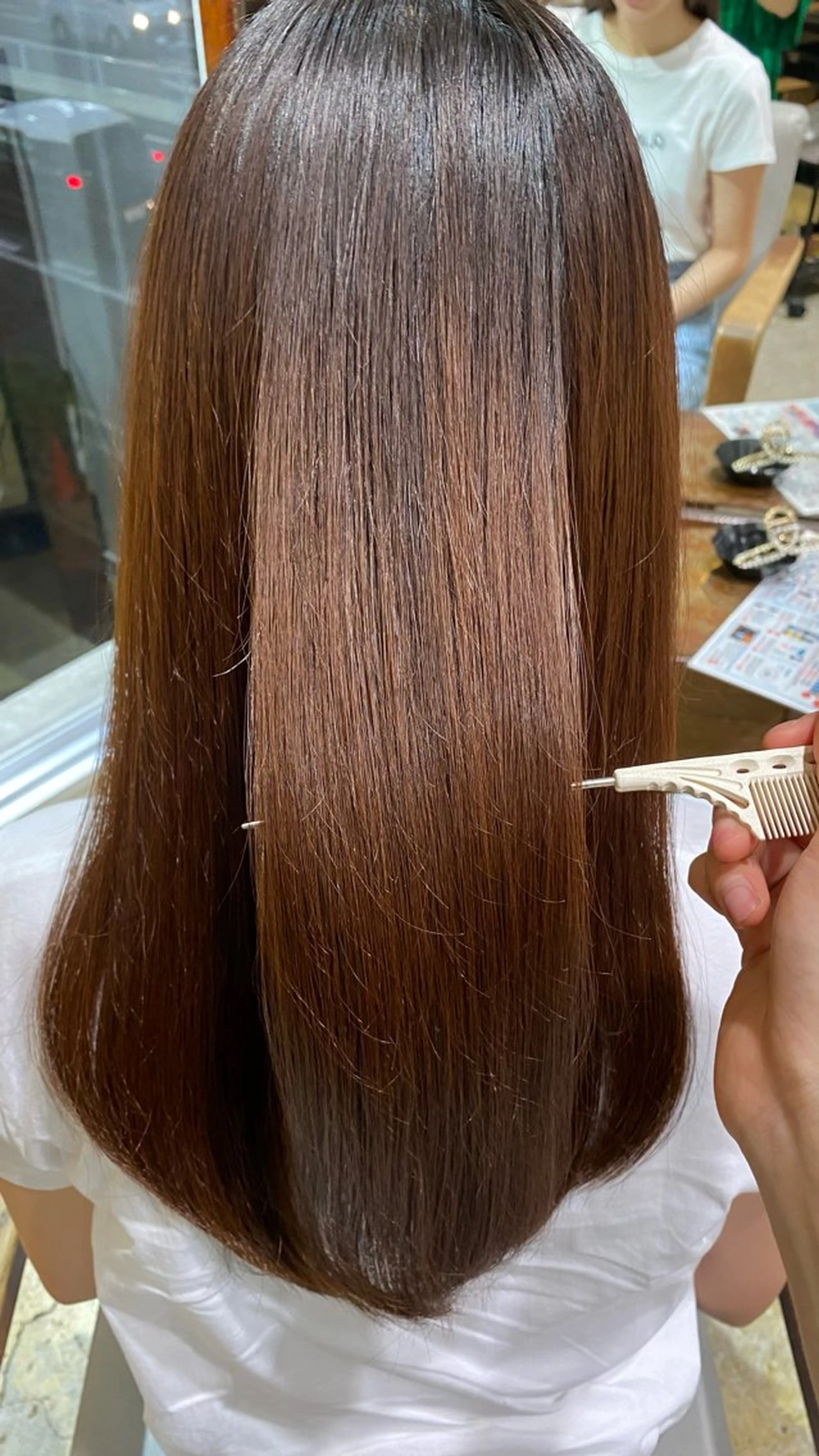 縮毛矯正 酸性ストレート/ 髪質改善/イソヤトモのヘアスタイル