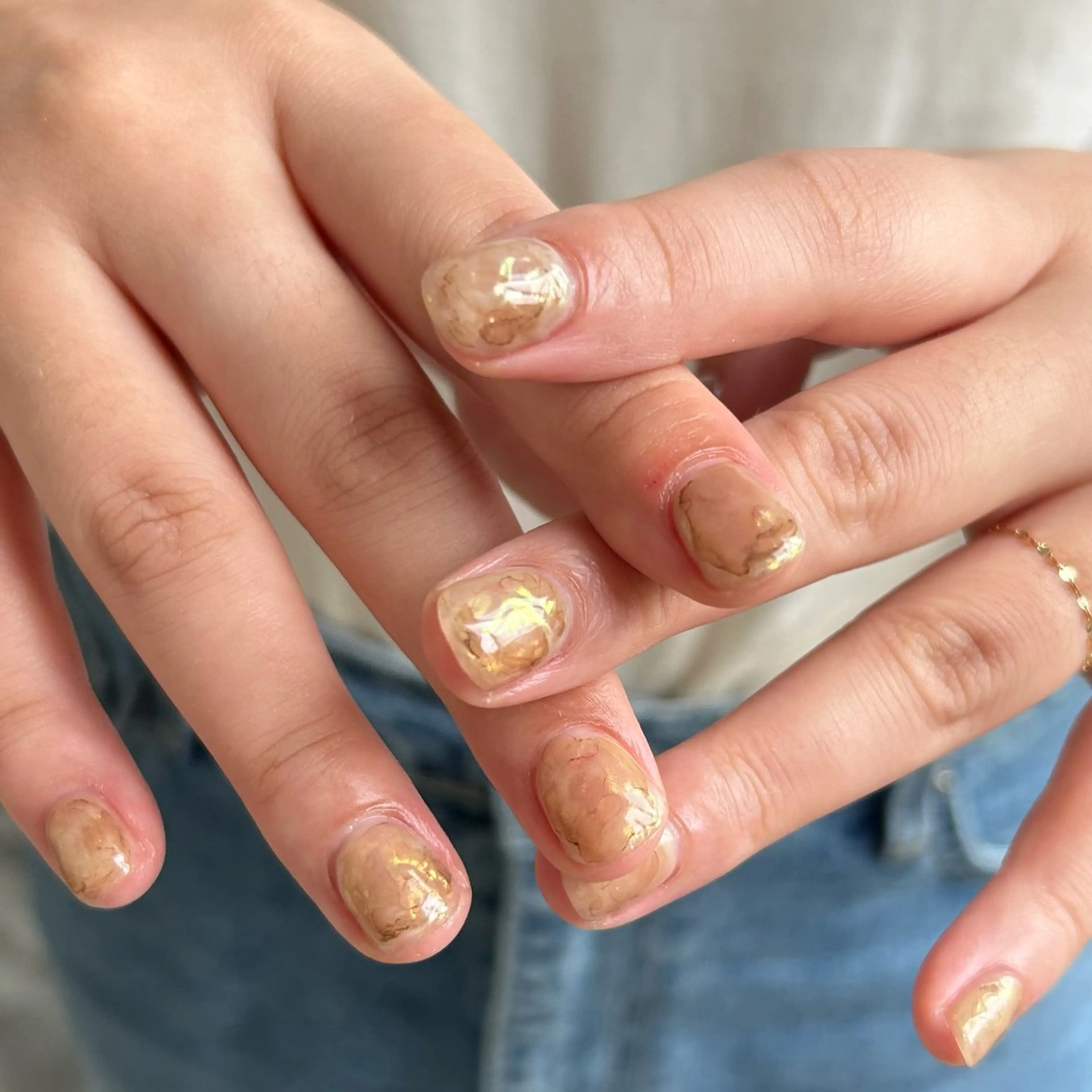 ネイル 氷ネイル・うるうるネイル nail salon Manonのネイルデザイン