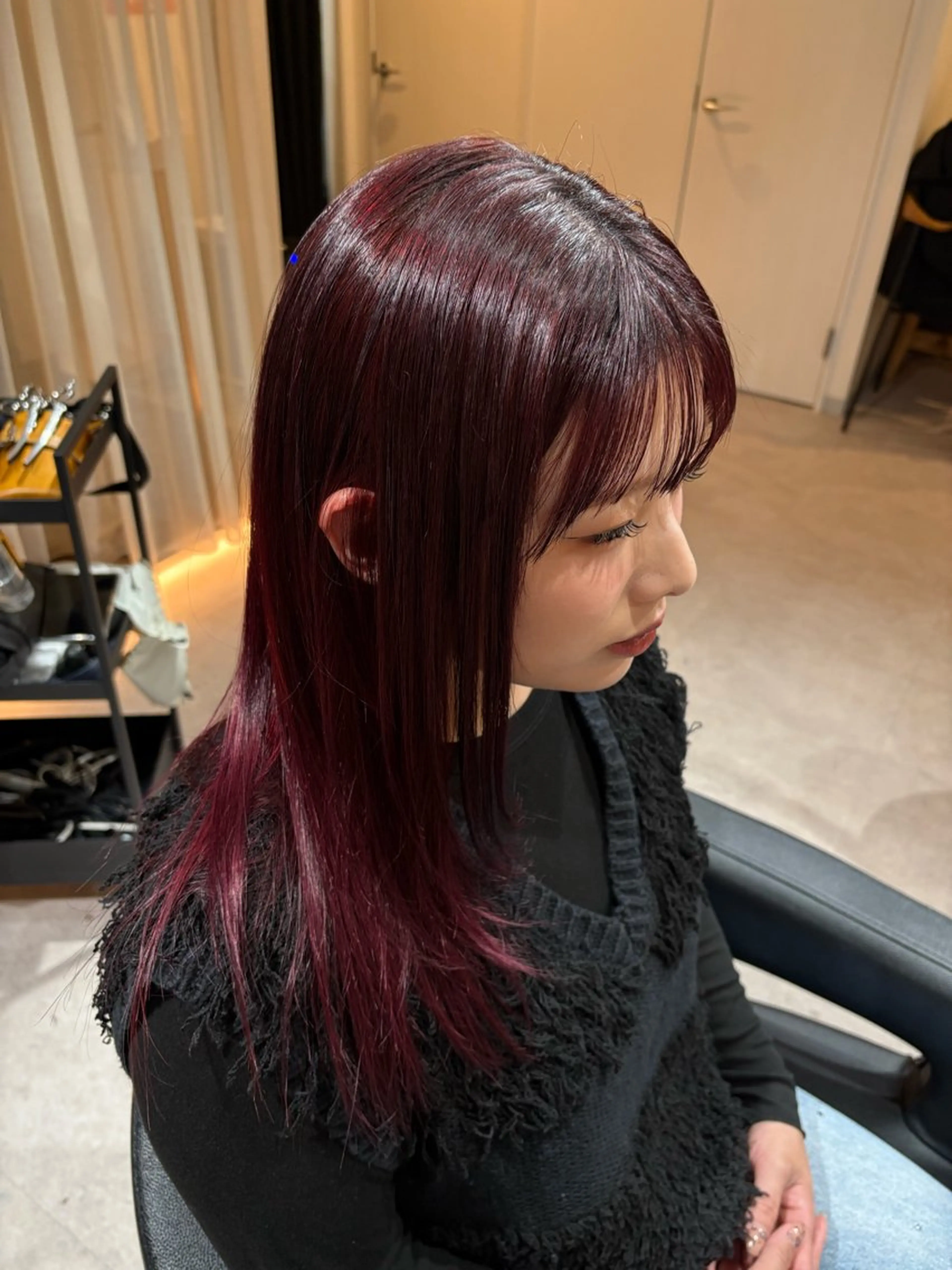 セミロング ヘアカラー iroha/ n.w.h🎀のヘアスタイル