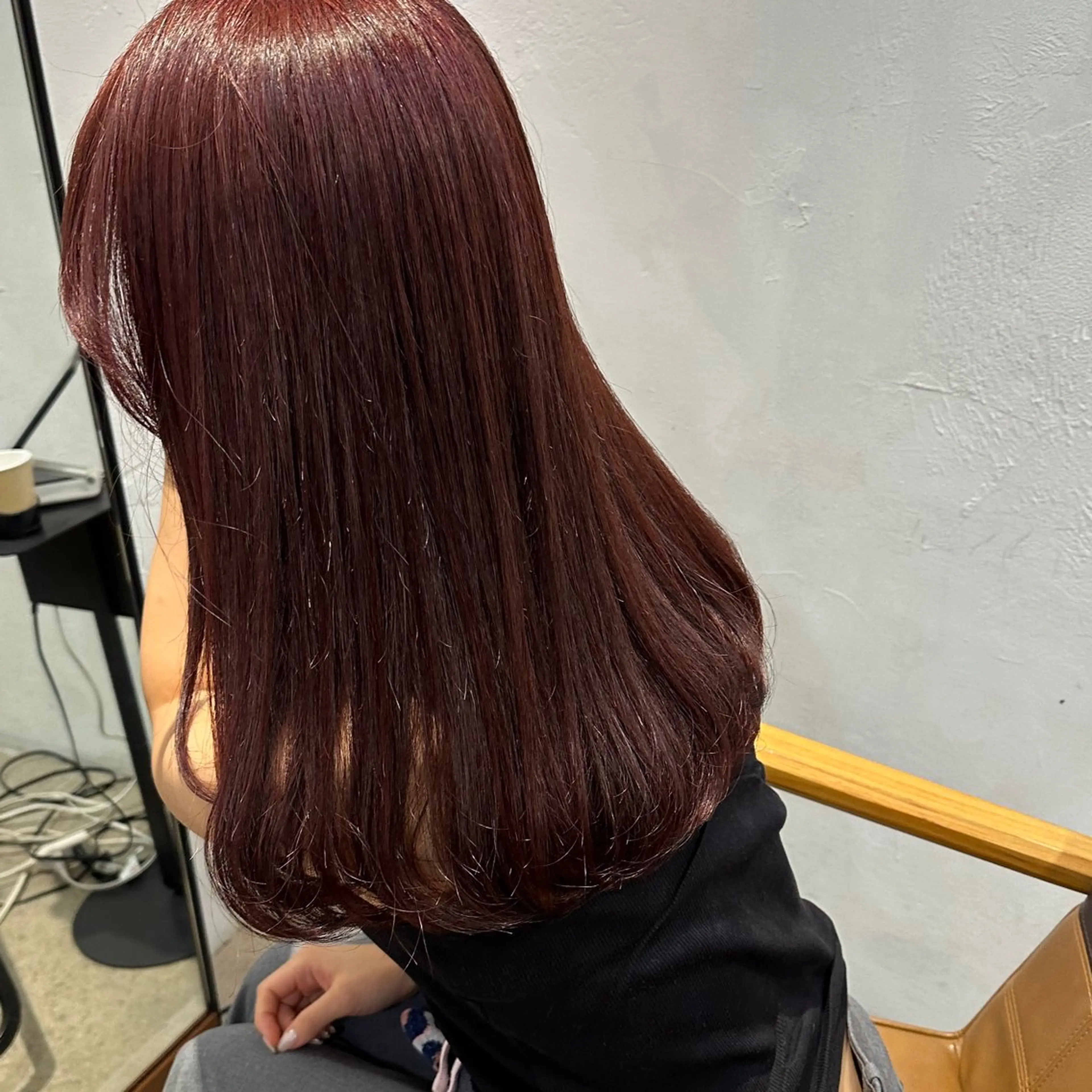 ロング カラー ブリーチ ハイトーンカラー ラベンダーカラー ブリーチなしカラー ピンクカラー カット ヘアカラー トリートメント REINA☁️透明感 カラー/ぷつっと♡のヘアスタイル