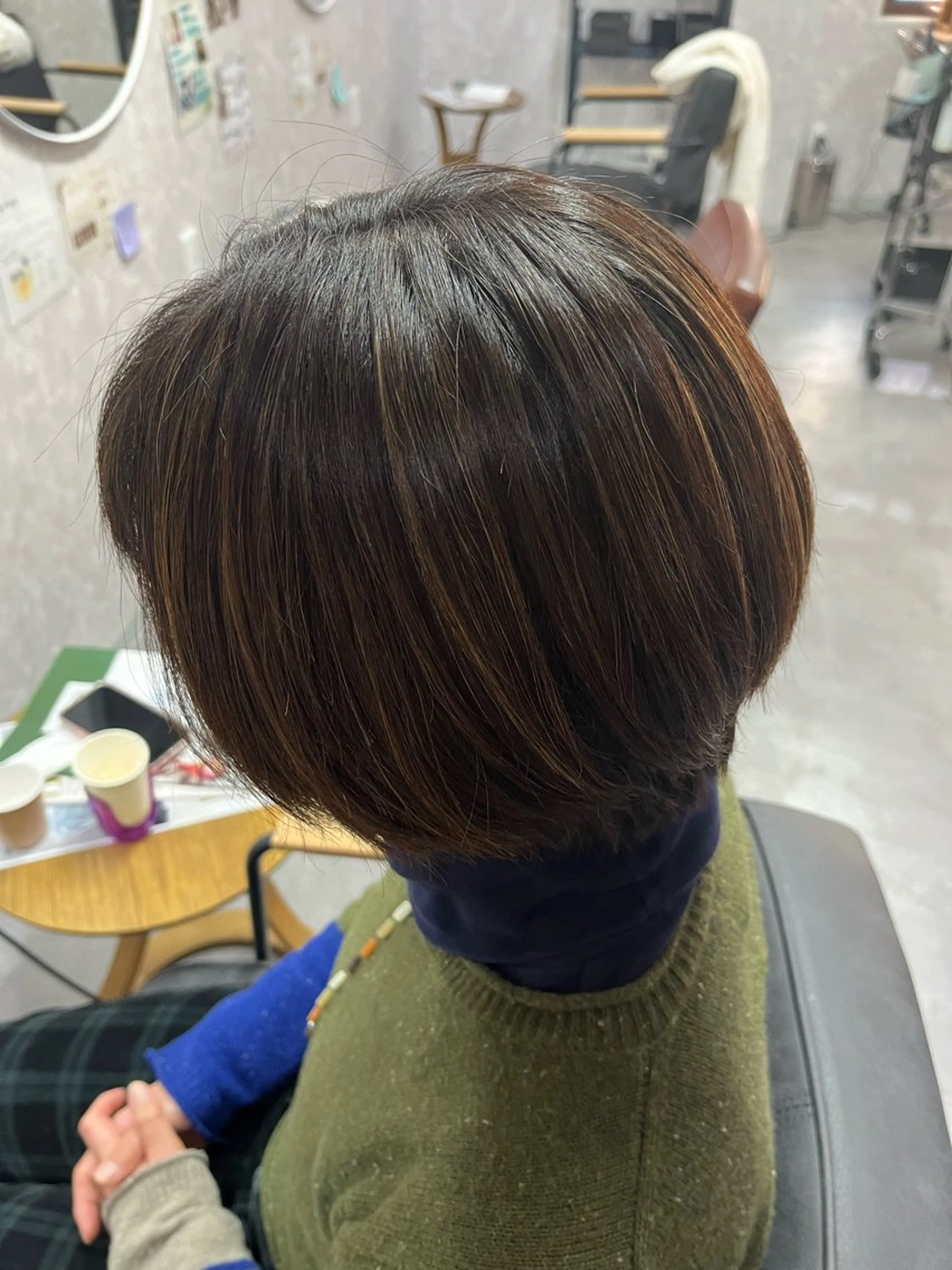 【当日予約○】白髪ぼかしカラー+トリートメントの写真