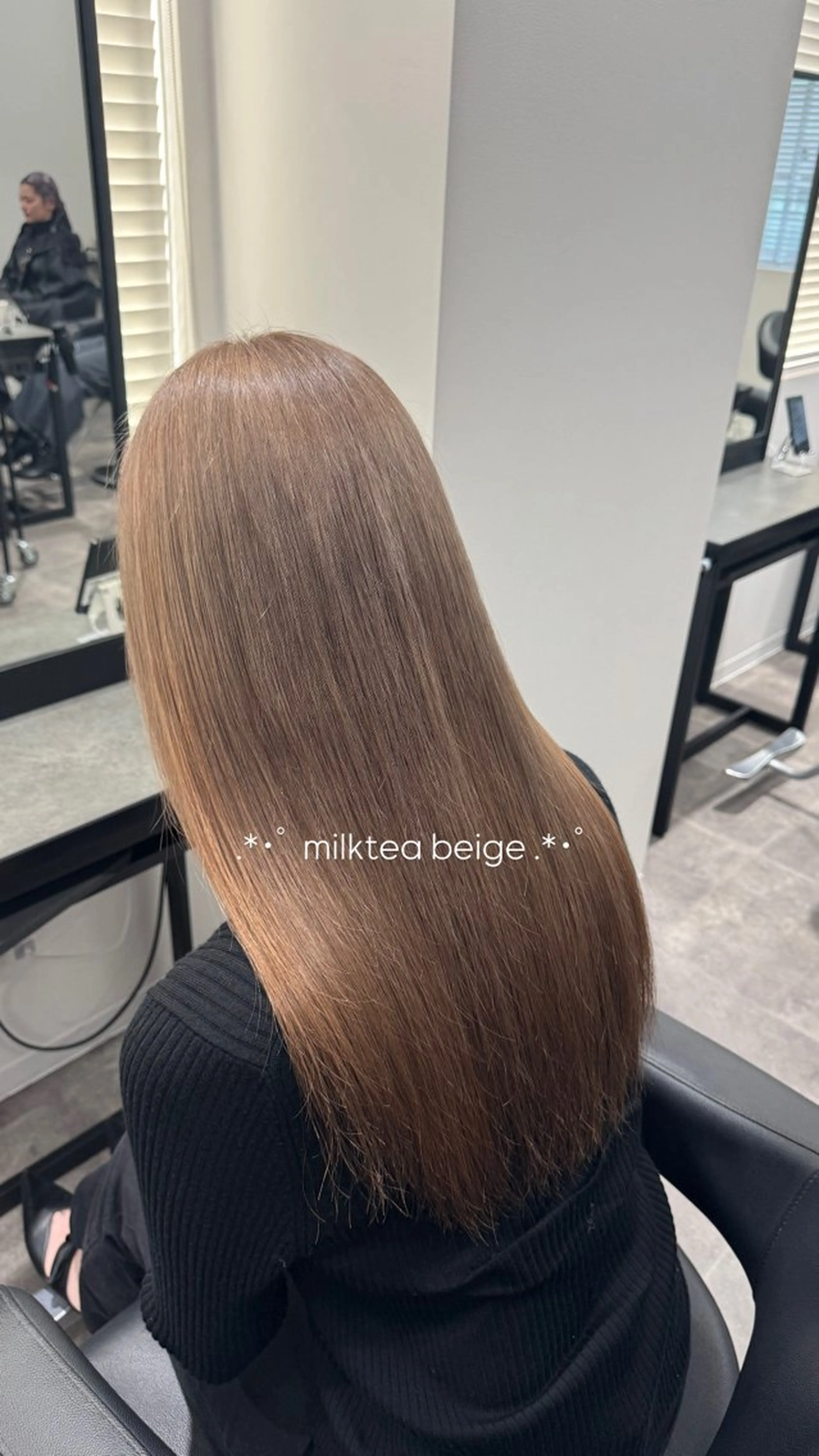 セミロング カラー ヘアアレンジ Over hair_ misakiのヘアスタイル