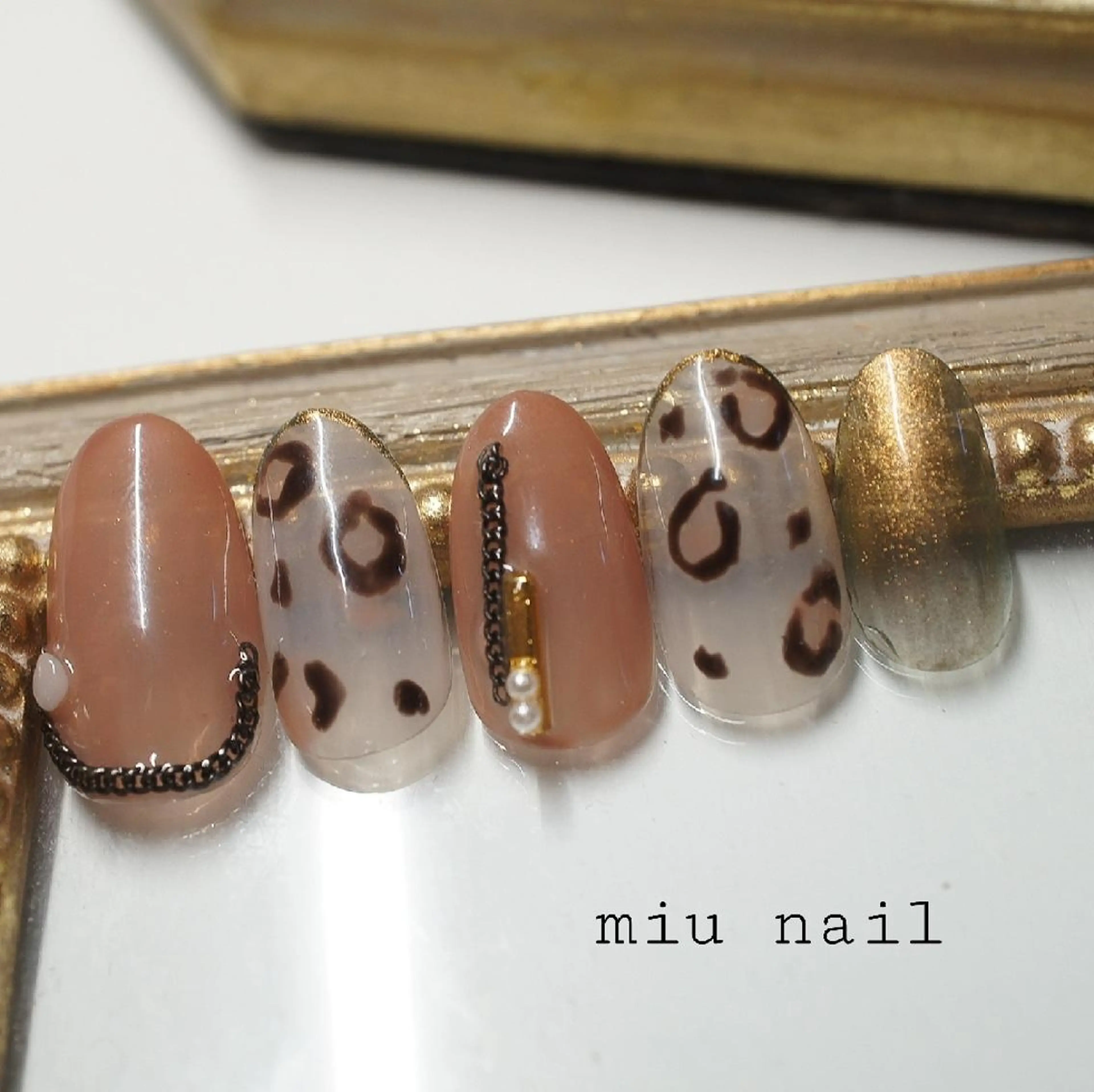ネイル アニマル柄 MIU  nailのネイルデザイン