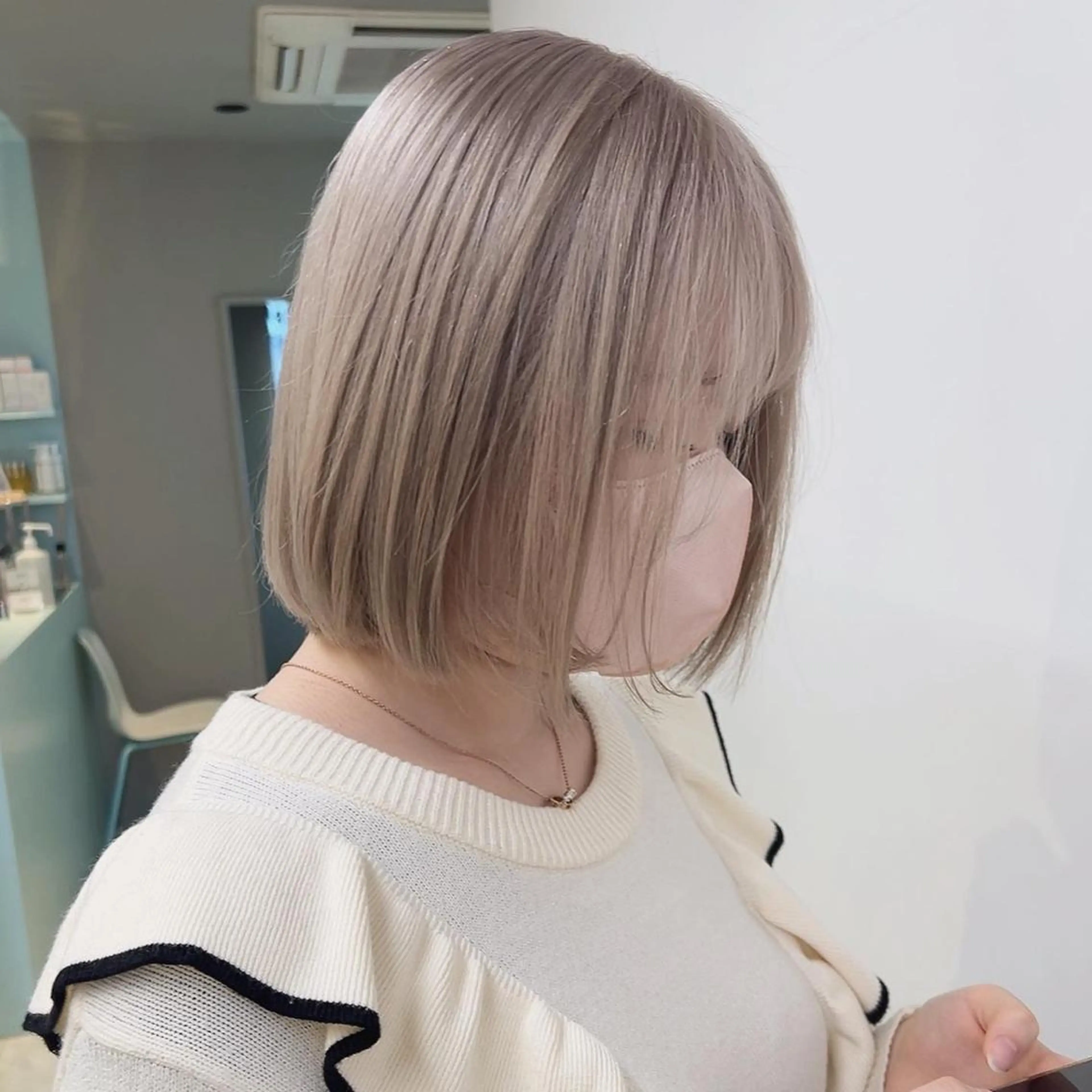 ロング カラー ヘアカラー トリートメント ヘッドスパ ヘアセット 🥞ベージュ系カラー 【すずきりほ】🥞のヘアスタイル