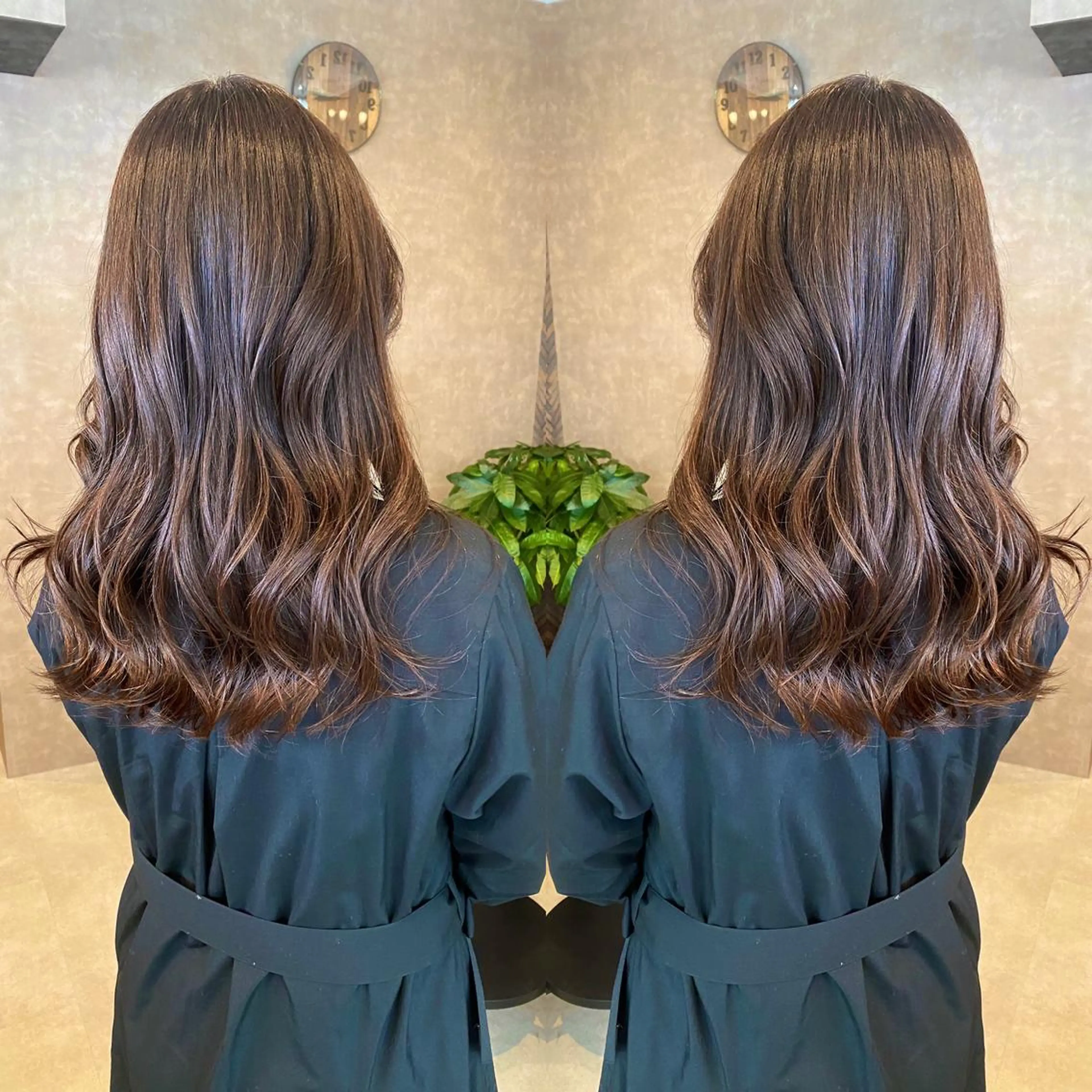 ロング カラー tocca 💜石田愛結💜のヘアスタイル