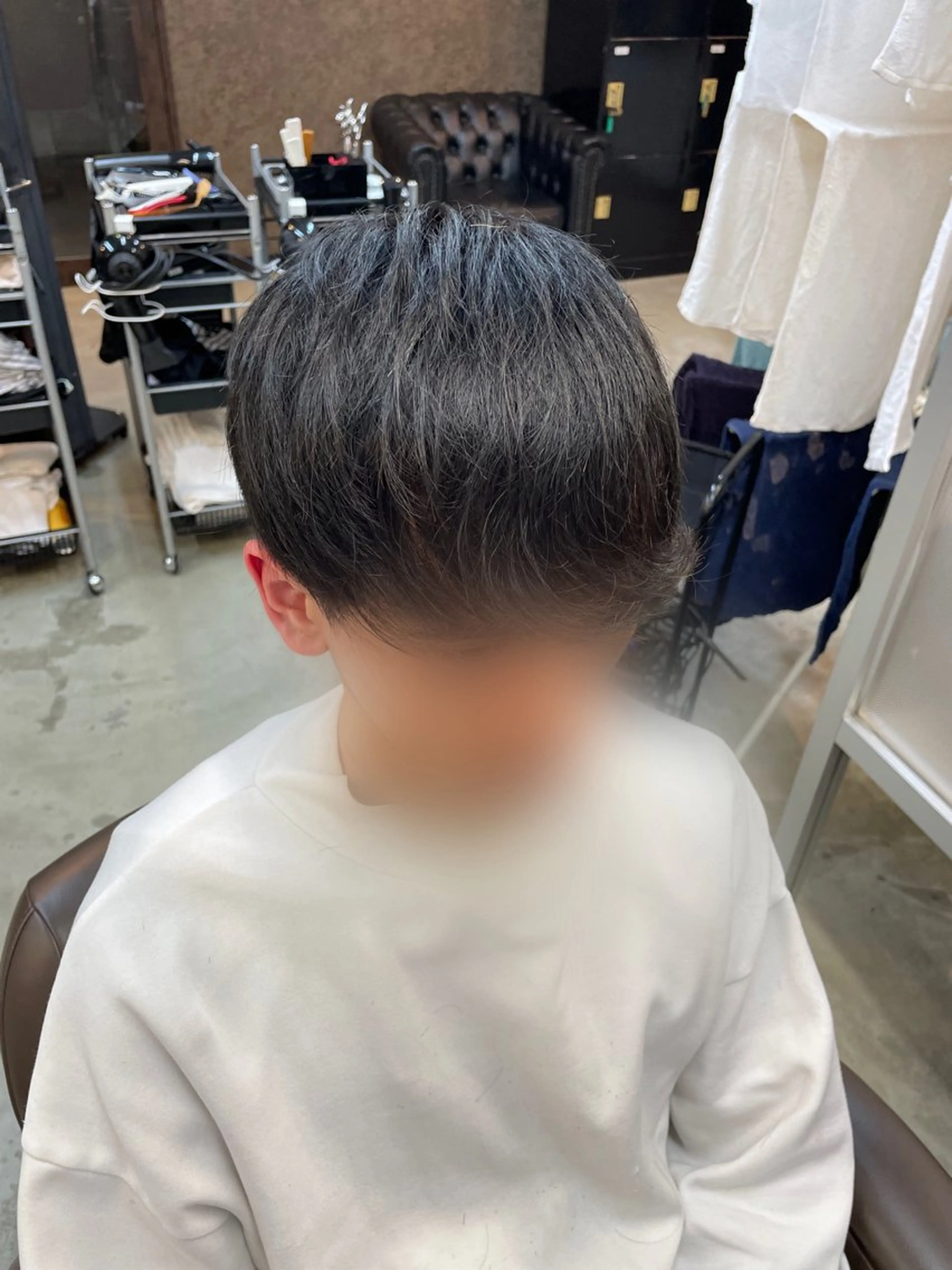 ショート メンズ マッシュ 刈り上げ メンズパーマ特化 カバヤマ　リョウのヘアスタイル